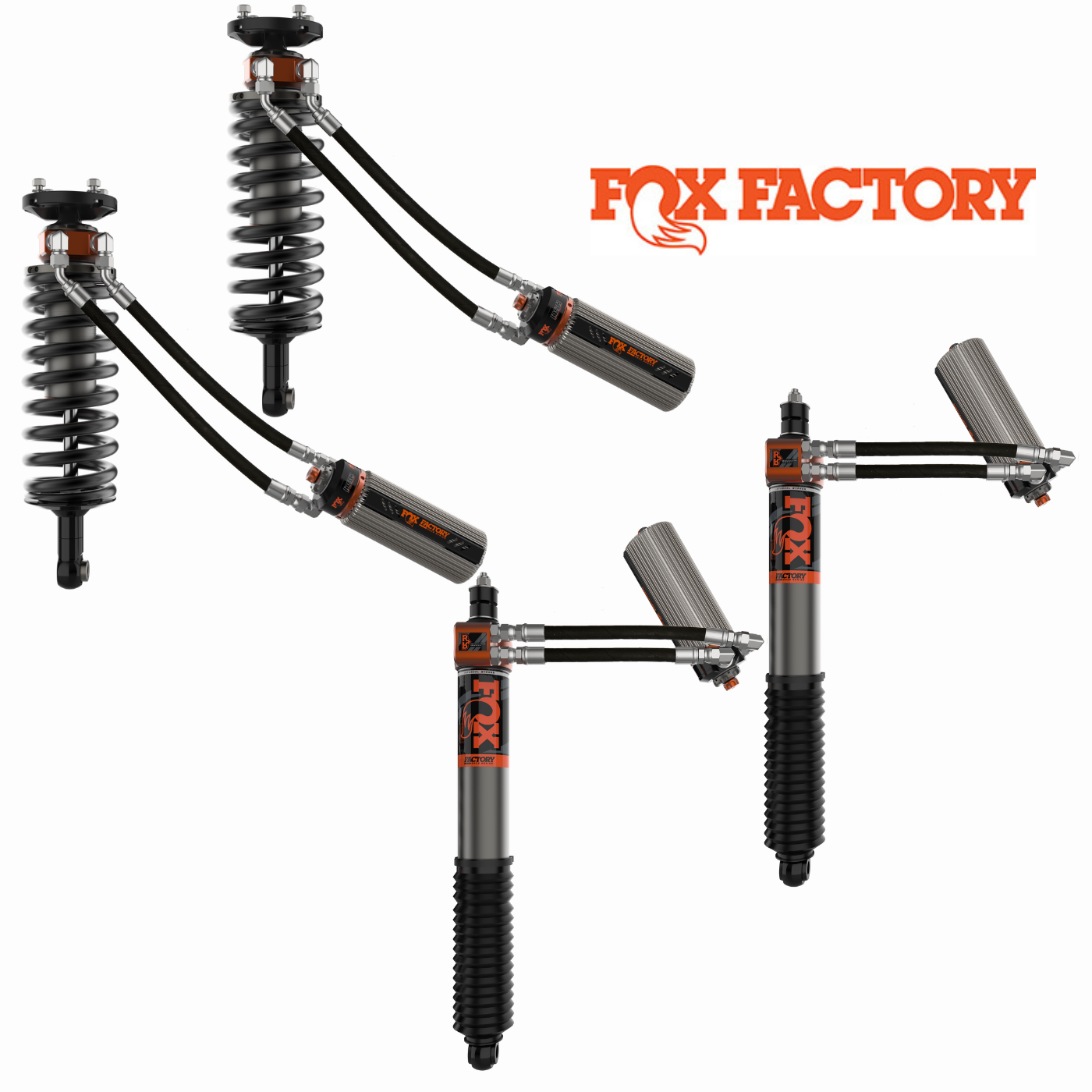 FOX 3.0 Factory Race RR Coilovers & Rear Shocks Kit for 2022-2024 Toyota Tundra (0-1