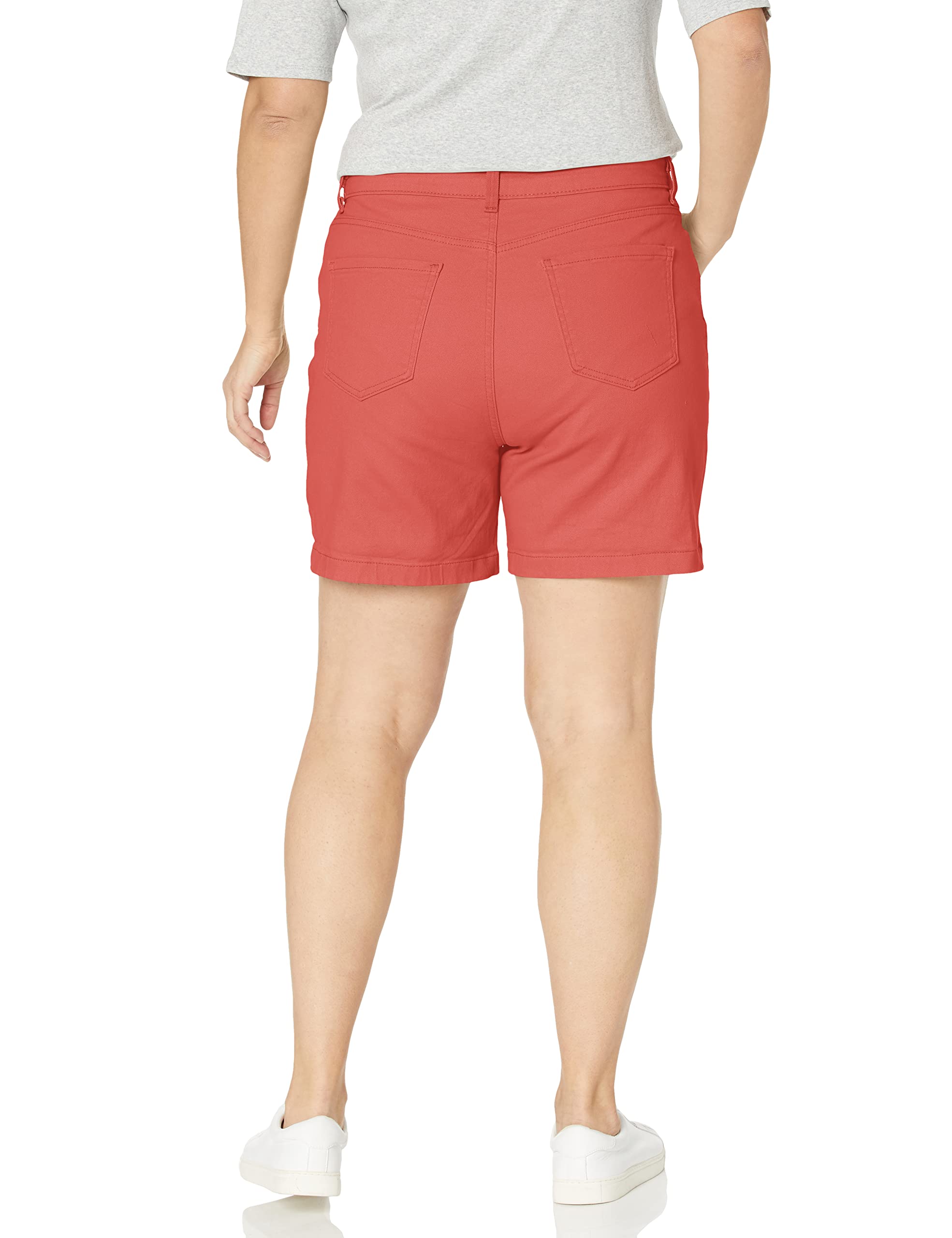 Gloria Vanderbilt Women's Amanda Classic Denim Shorts - High Waist Comfort Fit for Casual Wear, Summer Outfits & Beach Vacations