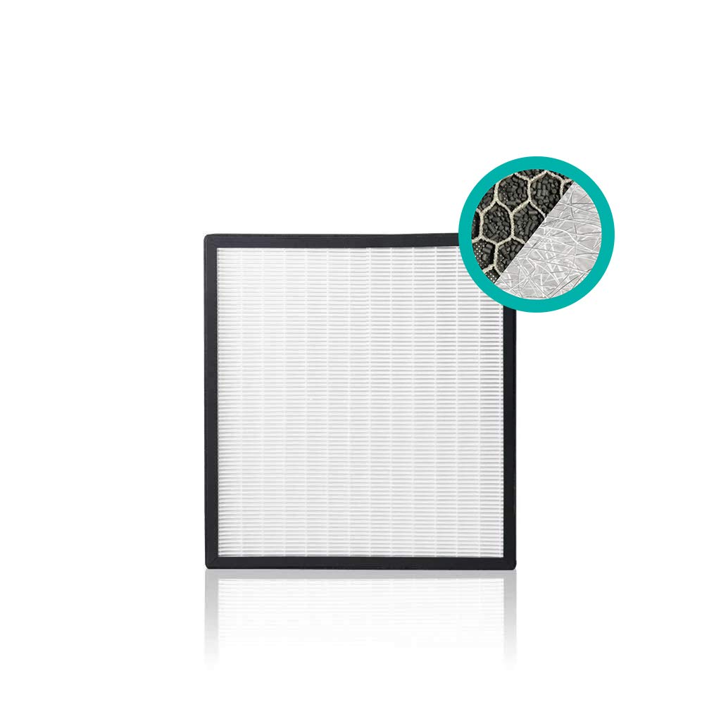 Alen BreatheSmart FIT50 HEPA Replacement Air Filter FF50 - Captures Allergens, Dust, Mold, Odors & Smoke - Compatible with Alen FIT50 Air Purifiers - Perfect for Allergy Relief & Clean Air in Bedrooms, Living Rooms & Offices (1 Filter)
