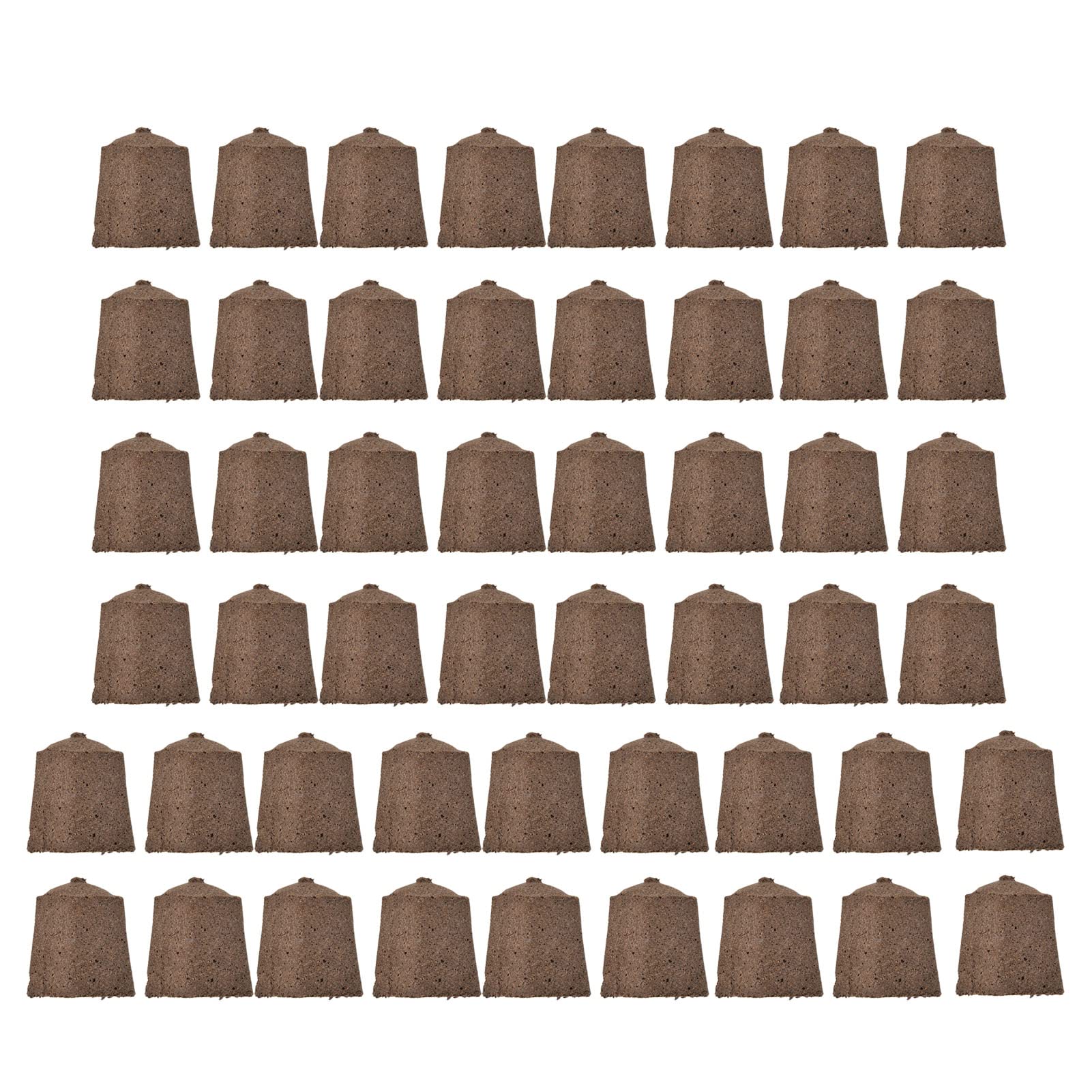50 Pack Grow Sponges - Seed Pods Replacement for Root Growth | Seed Starter Plugs for Hydroponic & Soil Gardening | Perfect for Indoor Herb Kits, Hydroponic Systems & Seed Germination