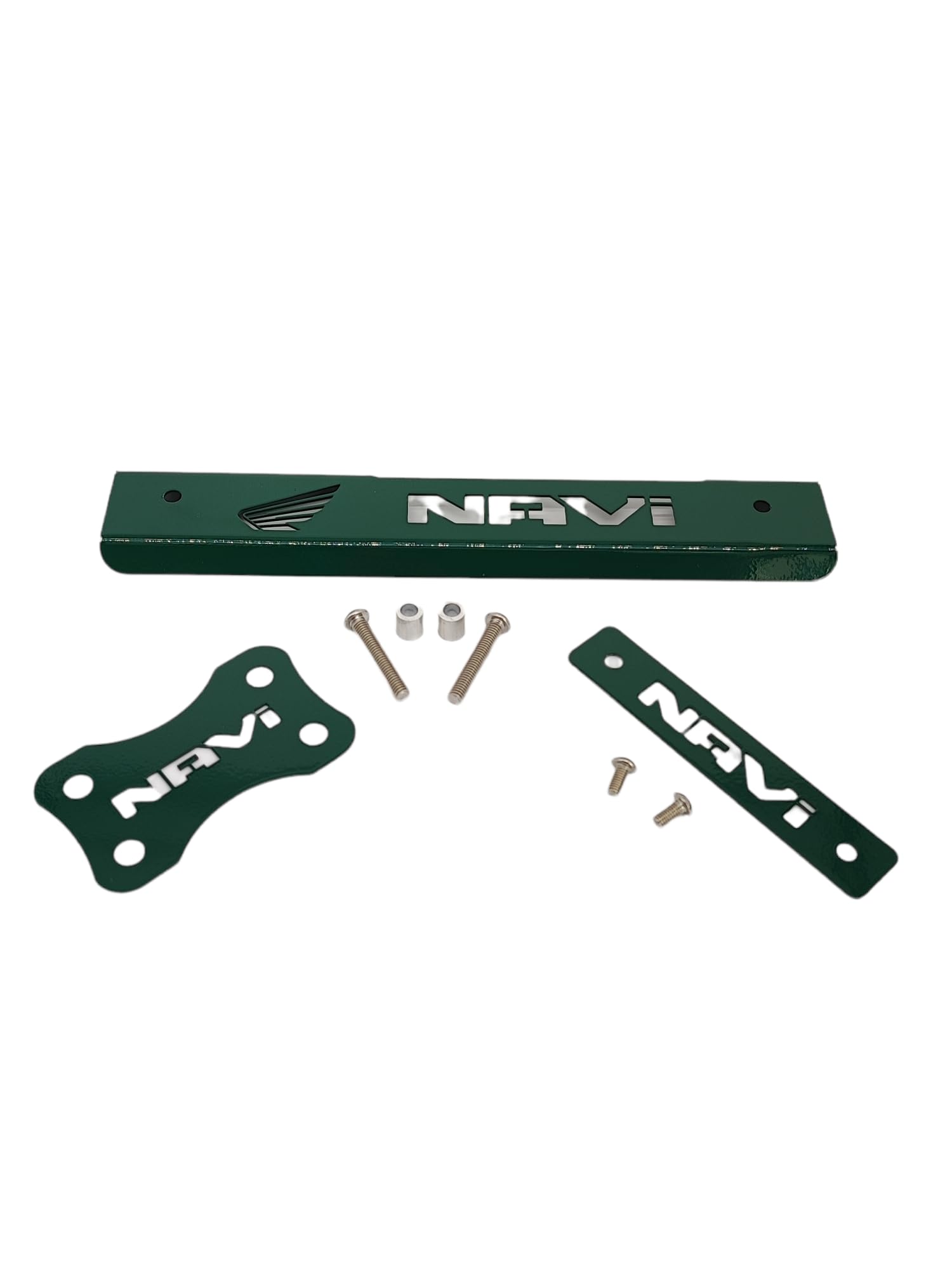 Optimized Honda Navi Motorcycle Sport Fairing Kit (3-Piece) in Dark Green for Enhanced Performance and Style on Urban Streets