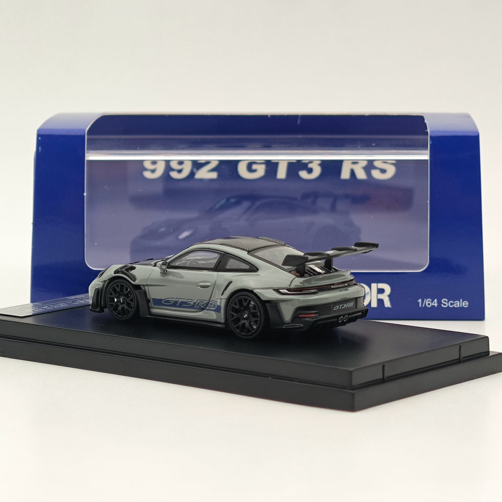 1:64 Scale Porsche 992 GT3 RS Racing Sports Grey Diecast Model Car - Premium Collectible Toy for Adults & Kids - Perfect for Display, Racing Enthusiasts & Car Collections