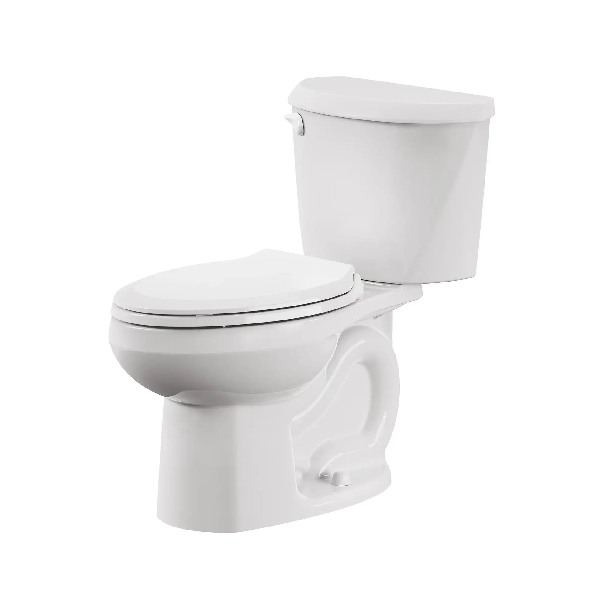 Colony® 3 Two-Piece 1.28 GPF/4.8 LPF Standard Height Elongated Toilet with Seat & Wax Ring - Water-Efficient Bathroom Toilet for Home & Commercial Use
