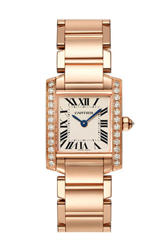 Cartier Tank Française 30MM Rose Gold Women's Watch WGTA0030 - Luxury Dress Watch for Business & Formal Occasions