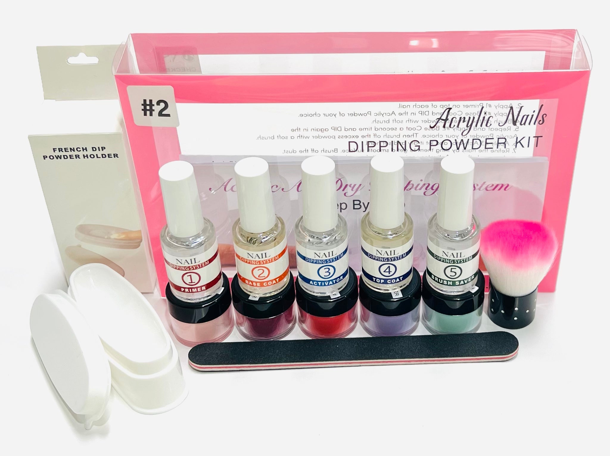 Professional NSI Dip Powder Kit for Nails - Long-Lasting & Easy to Use at Home | Perfect for DIY Manicures, Salon-Quality Nails & Nail Art Enthusiasts