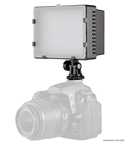 Professional Long Life Multi-LED Dimmable Video Light with Swivel Head - Compatible with Sony Cyber-Shot DSC-RX10 IV Camera - Perfect for Vlogging, Photography & Studio Lighting