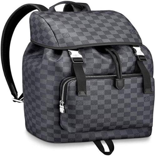 LV Zack Backpack Damier Graphite Canvas - Luxury Designer Backpack for Men & Women | Perfect for Travel, Work & Everyday Use