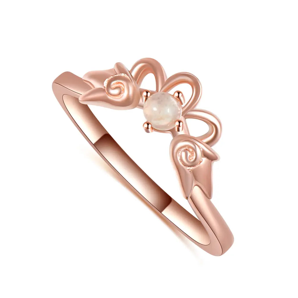 Angelica Ring for Women - Elegant Silver or Gold Plated Adjustable Statement Ring - Perfect for Gifts, Parties, and Everyday Wear