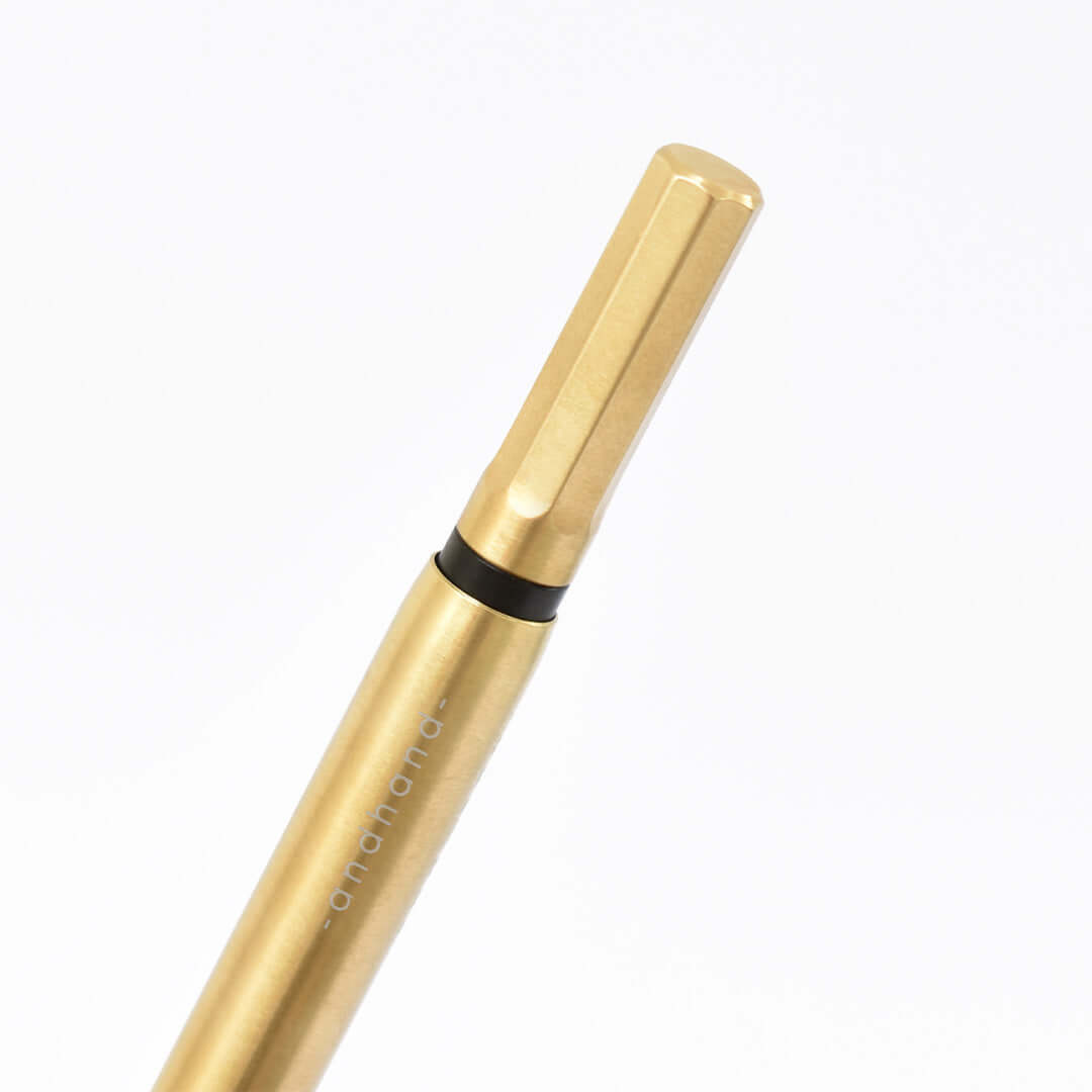 Premium Andhand Retractable Ballpoint Pen - Solid Brass Body - Smooth Writing for Office, School & Business Use - Elegant Gift for Professionals & Students