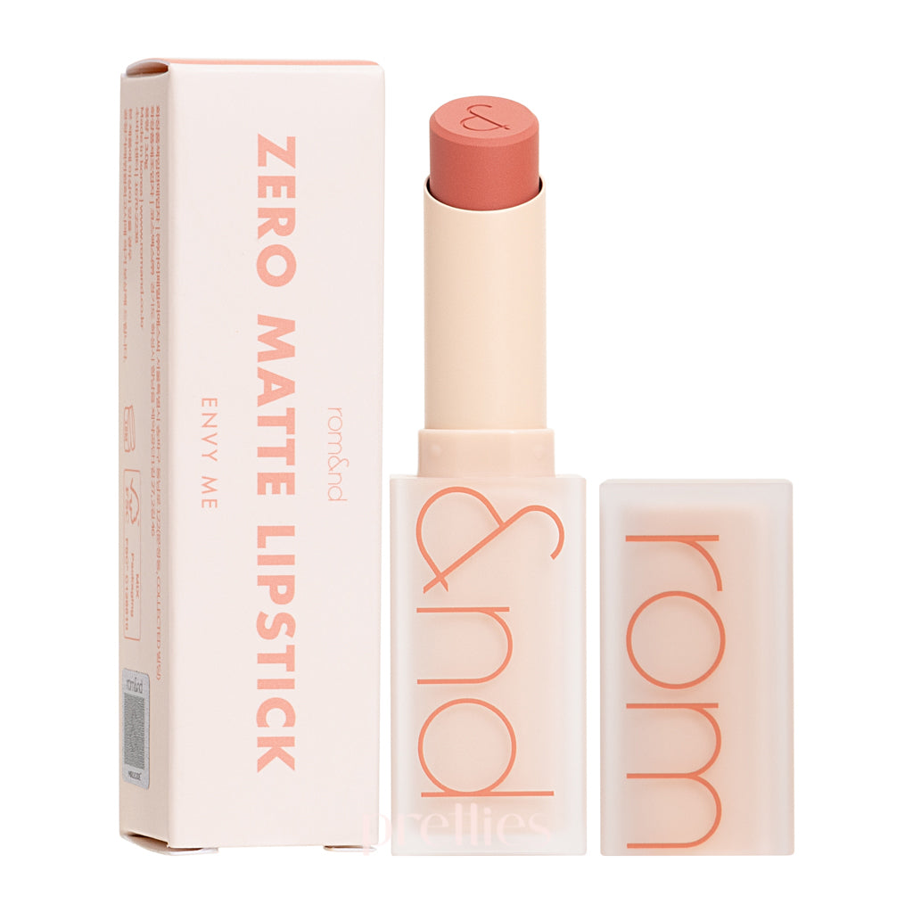 Rom&nd Zero Matte Lipstick (07 Envy Me) 3g - Long Lasting Velvety Matte Lipstick, Vegan & Cruelty Free - Perfect for Everyday Wear, Date Night & Special Occasions