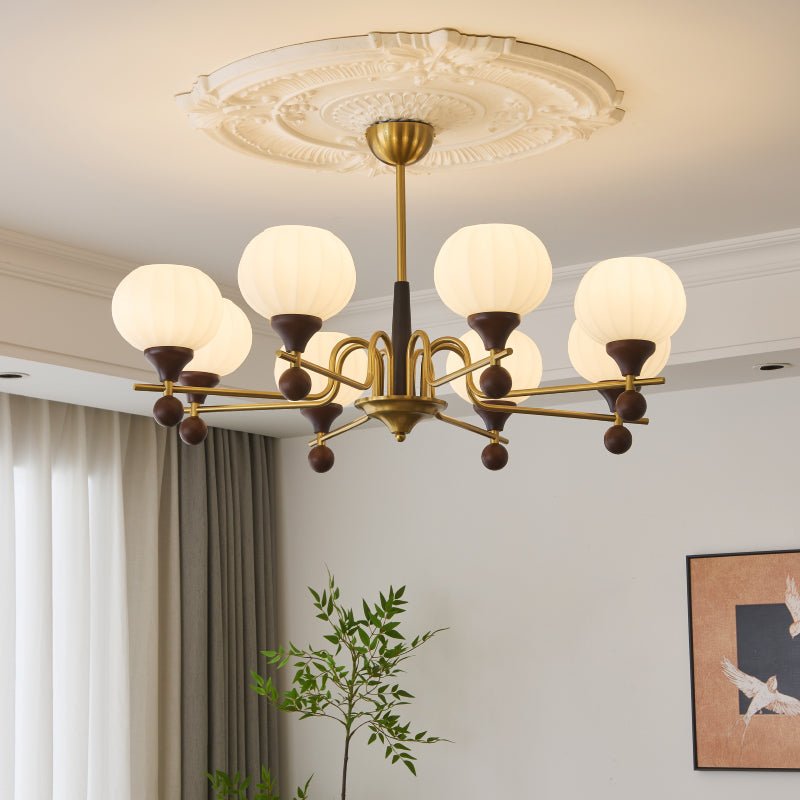 Elegant Ceylon Crystal Chandelier - Modern Ceiling Light Fixture for Dining Room, Living Room & Bedroom - Perfect for Home Decor & Wedding Venues