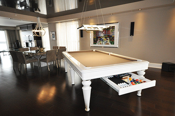Canada Billiard Venus Dining Pool Table - Premium 8-Foot Pool Table for Home & Game Room | Perfect for Family Fun & Entertainment