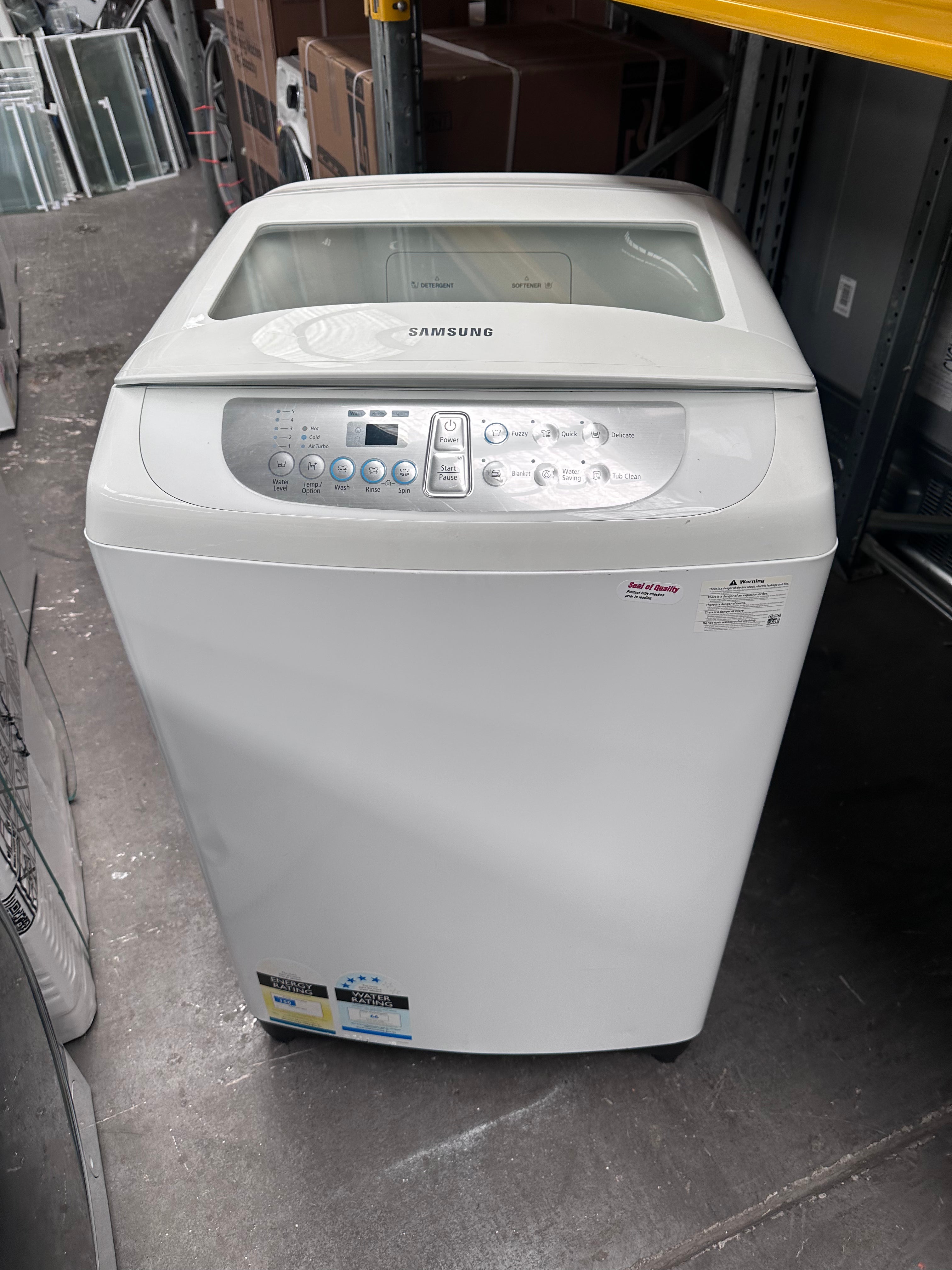 Refurbished Samsung 6.5kg Top Load Washing Machine - Energy Efficient Laundry Solution for Small Apartments & Dorms