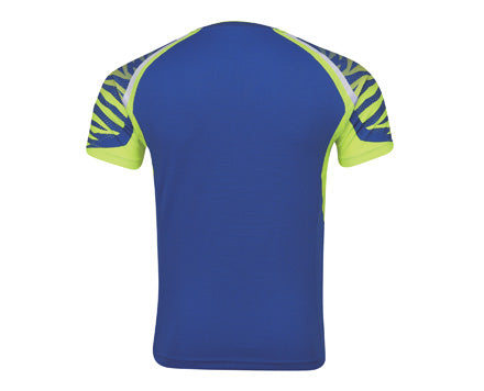 Li Ning Men's Badminton Shirt - Breathable Quick-Dry Sports T-Shirt for Badminton & Tennis - Lightweight Performance Shirt for Men (Blue) - Perfect for Training, Matches & Casual Wear