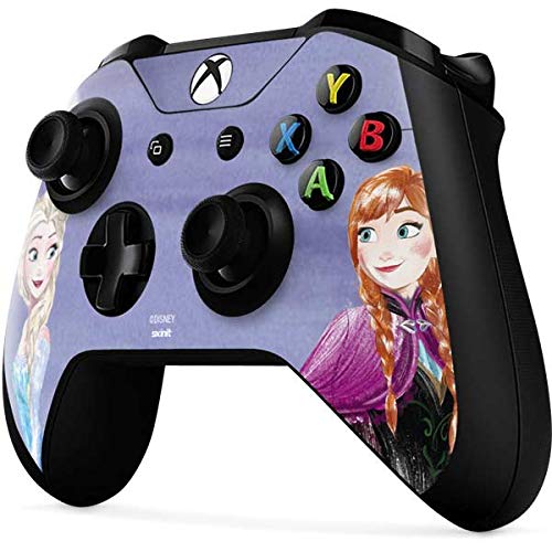 Officially Licensed Disney Elsa & Anna Sisters Design Gaming Skin Decal for Xbox One X Controller - Perfect for Frozen Fans & Gaming Enthusiasts