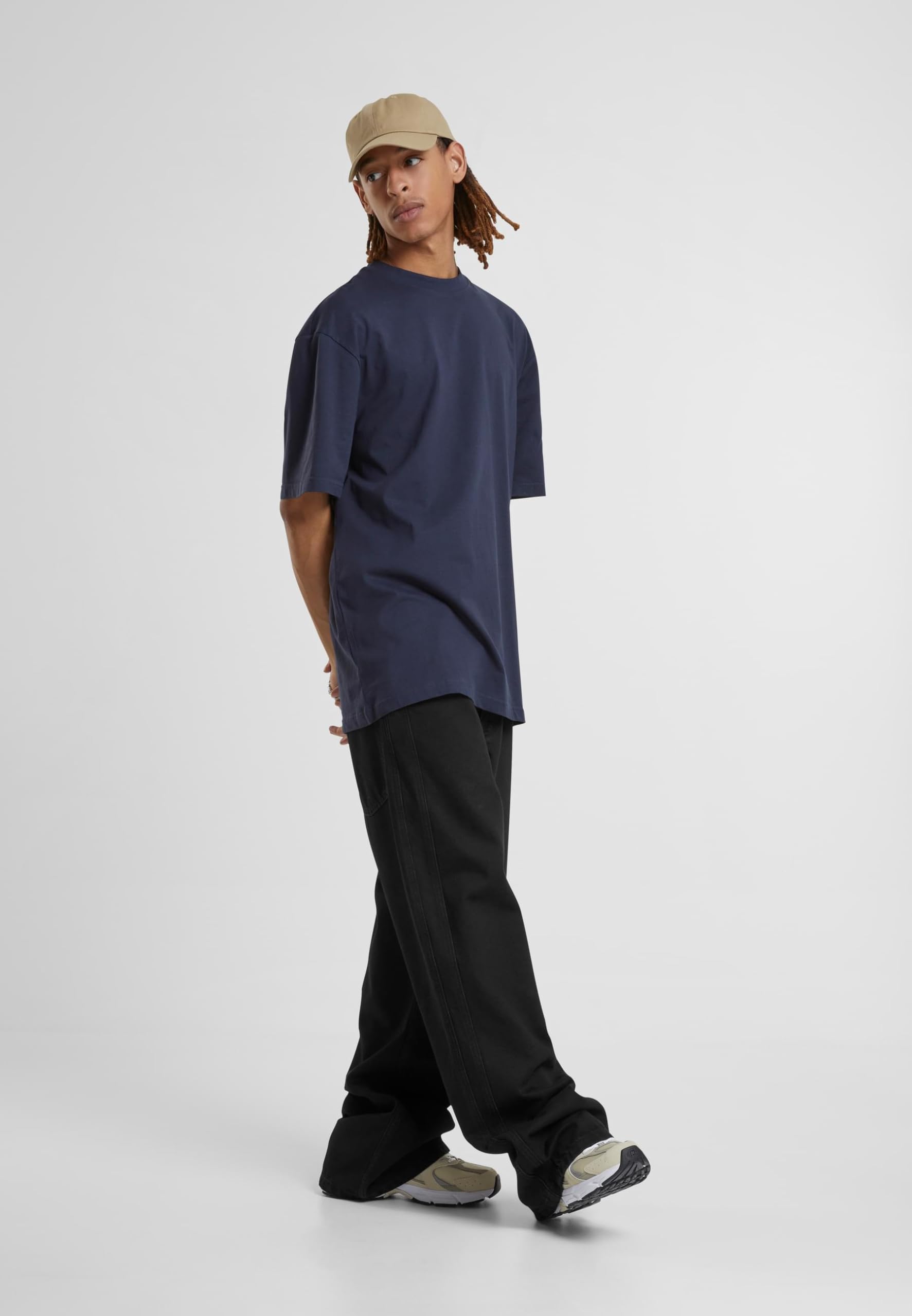 3XL Navy Tall Tee for Men - Oversized Comfort Fit T-Shirt - Casual Streetwear & Lounge Wear