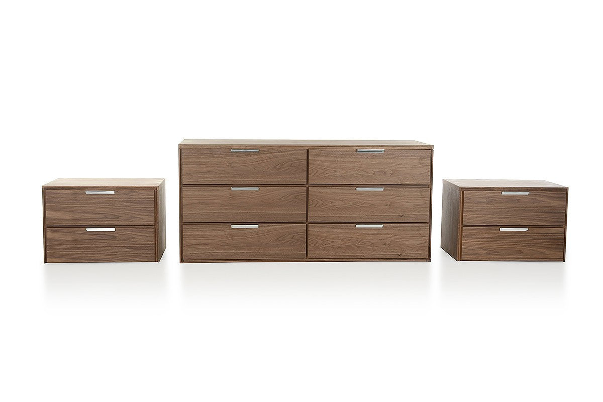 Lauren 6-Drawer Dresser - Modern Wooden Chest of Drawers for Bedroom, Living Room & Closet Storage Organization