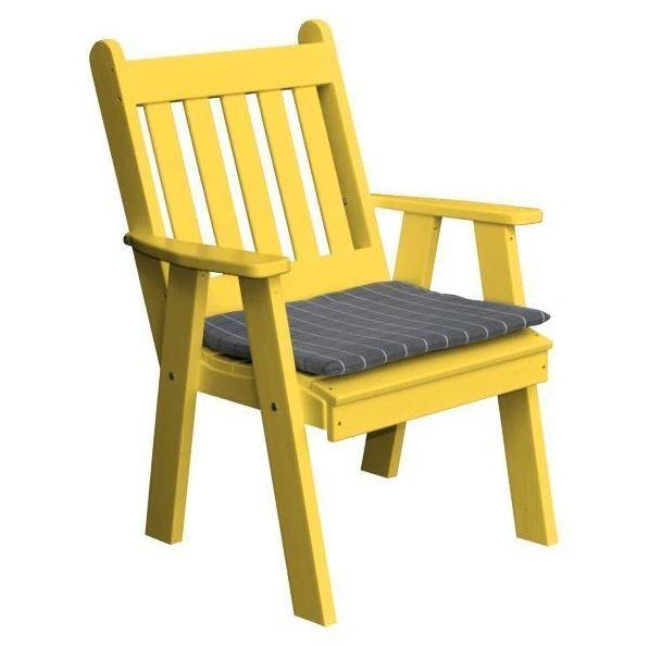 Traditional English Poly Chair by A&L Furniture - Elegant Dining Room & Living Room Seating for Home Decor