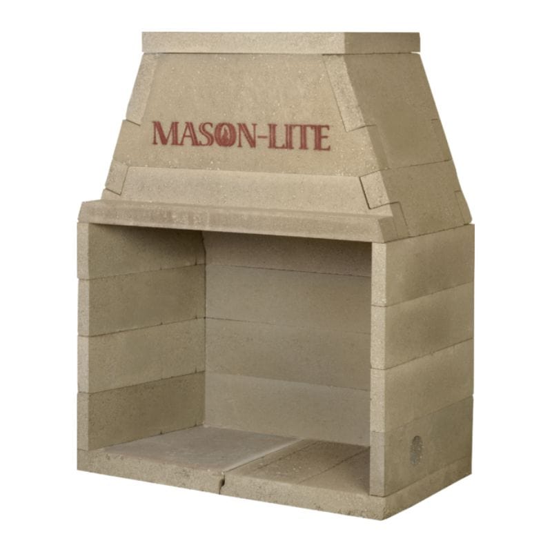Mason Lite Wood Burning Fireplace - Eco-Friendly Indoor/Outdoor Fire Pit for Patio, Backyard & Camping - Portable & Rustic Design for Cozy Nights & Gatherings