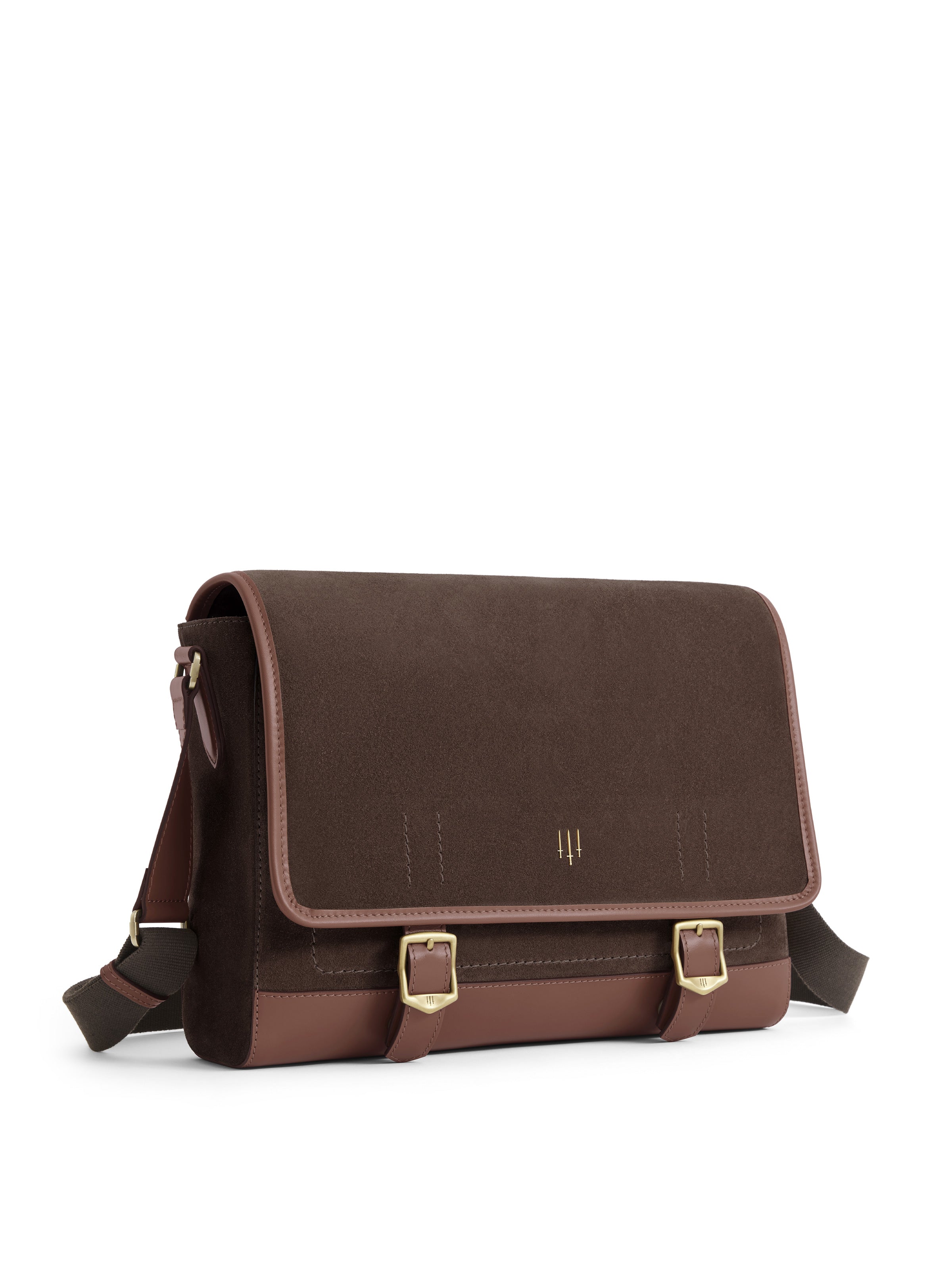 Hampstead Genuine Leather Messenger Bag for Men & Women - Chocolate Brown - Stylish & Durable Crossbody Bag for Work, Travel & Everyday Use