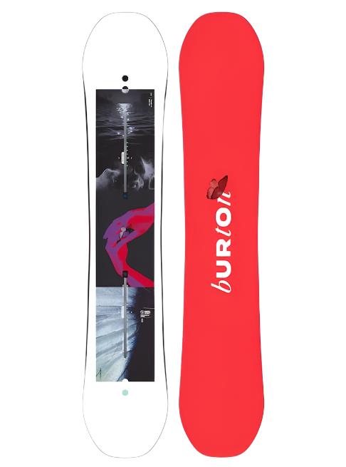 Burton Talent Scout Snowboard 2025 - All-Mountain Freestyle Snowboard for Men & Women | Perfect for Park, Powder & Freeriding | Durable Construction with Poplar Wood Core
