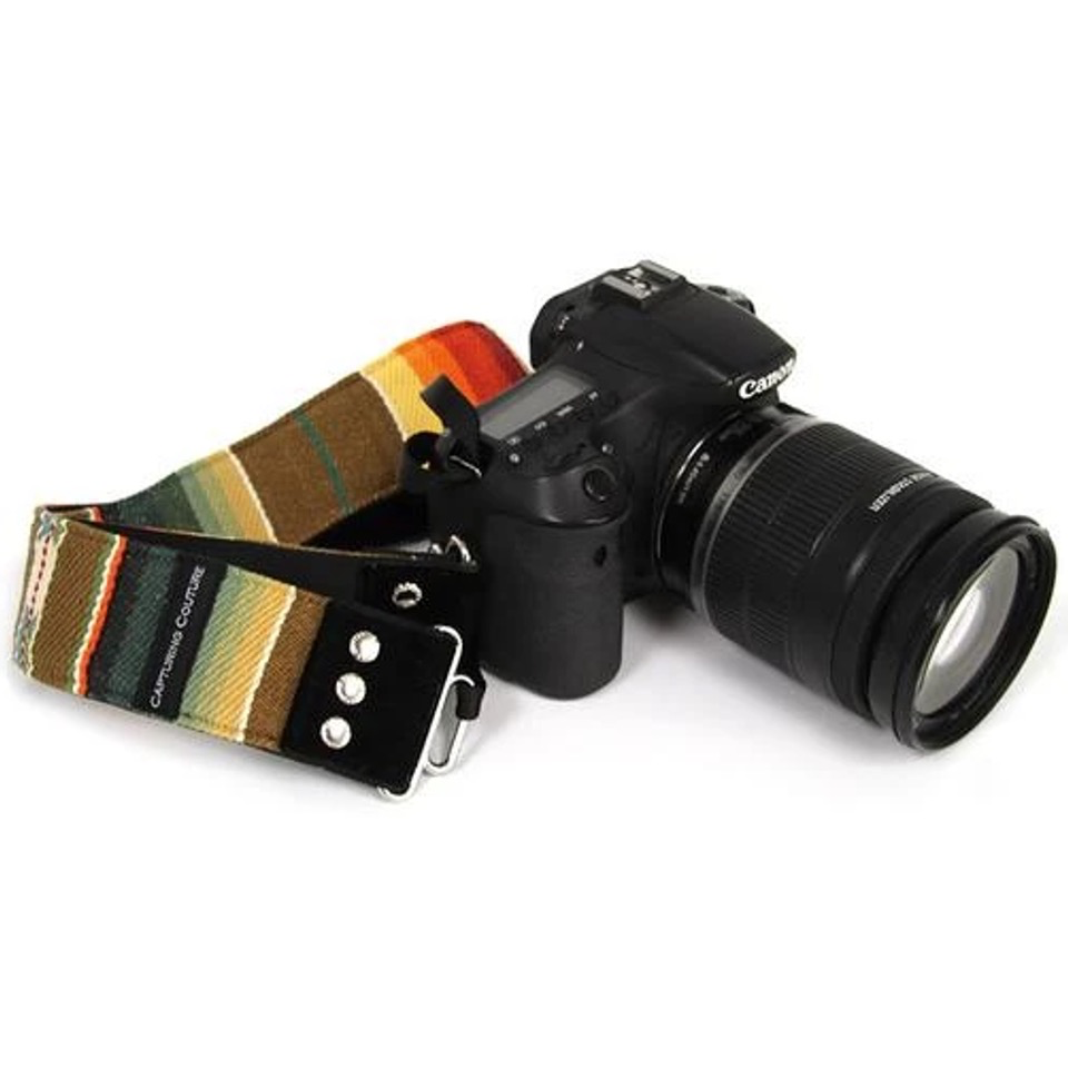 Capturing Couture Camera Strap - Premium Adjustable Neck Strap for DSLR & Mirrorless Cameras | Indian Summer Pattern | Perfect for Travel Photography & Outdoor Adventures