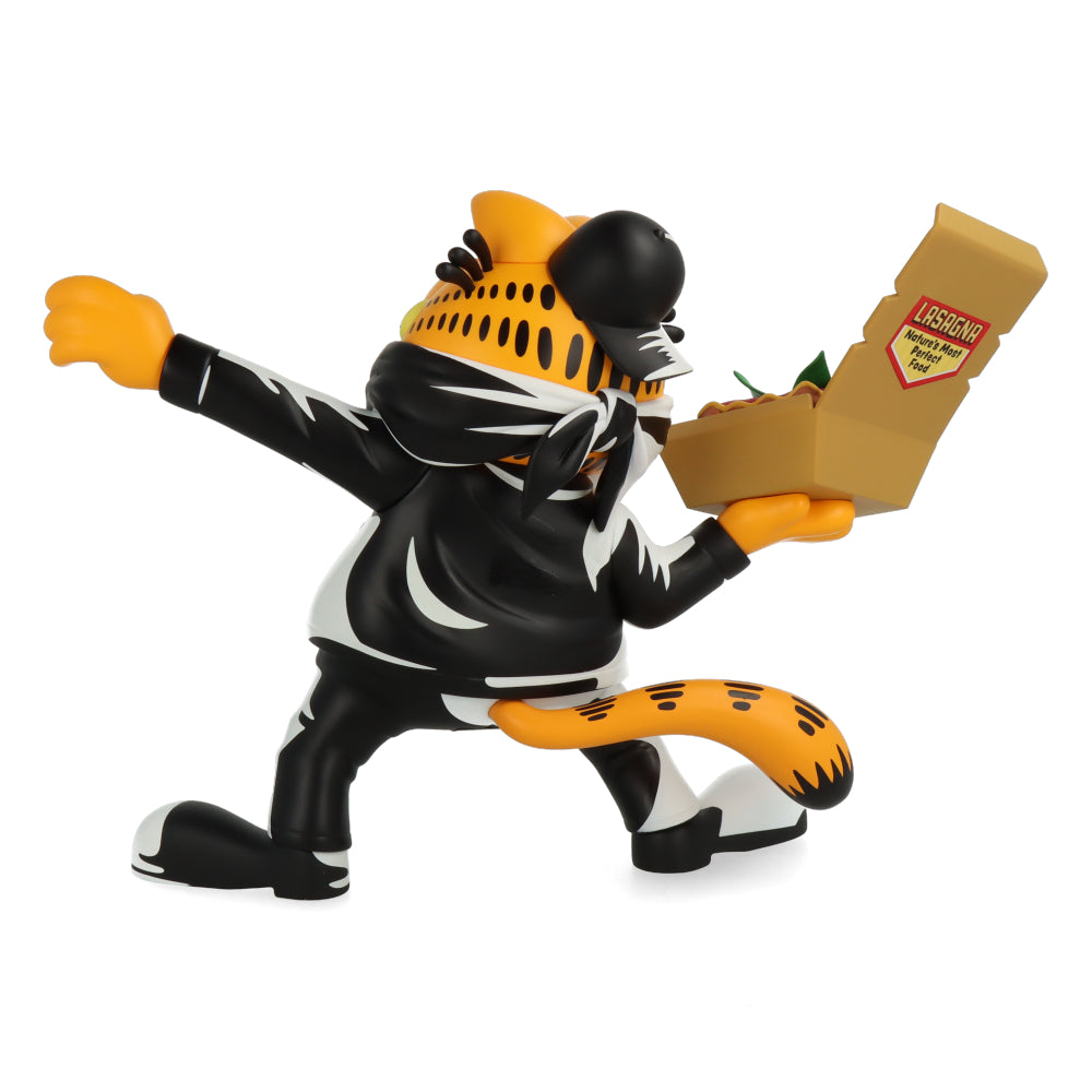 Garfield Lasagna Bomber Jacket by Ndikol - Fun Cartoon Character Coat for Cosplay, Halloween & Casual Wear