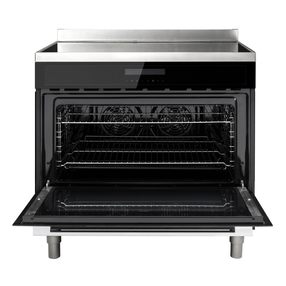 Omega OFOIC909B 90cm Freestanding Induction Cooker with 4 Burners - Perfect for Modern Kitchens, Restaurants & Home Chefs