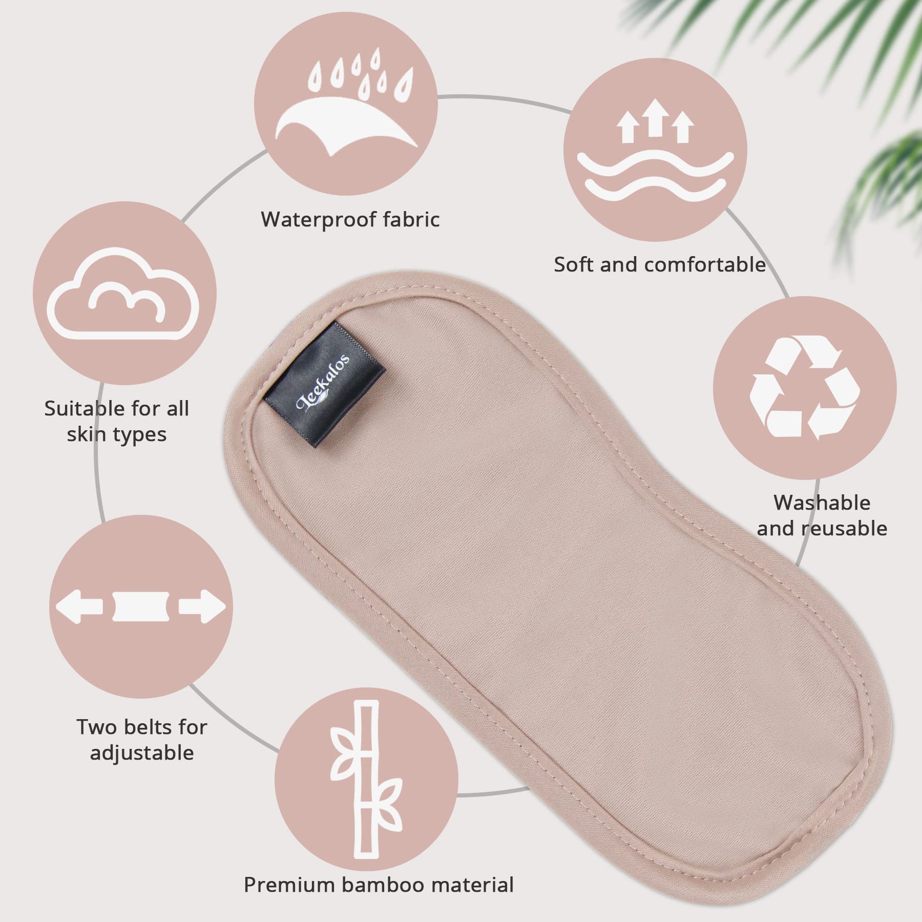 Organic Castor Oil Neck Wrap for Thyroid Support - Reusable & Mess-Free Castor Oil Pack Wrap Kit (Castor Oil Not Included) - Perfect for Relaxation, Pain Relief & Lymphatic Drainage Therapy