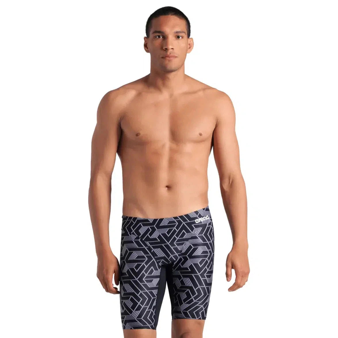 Arena Men's Escape Swim Jammer - High-Performance Competitive Swimwear for Training & Racing | Perfect for Lap Swimming, Triathlons & Water Sports