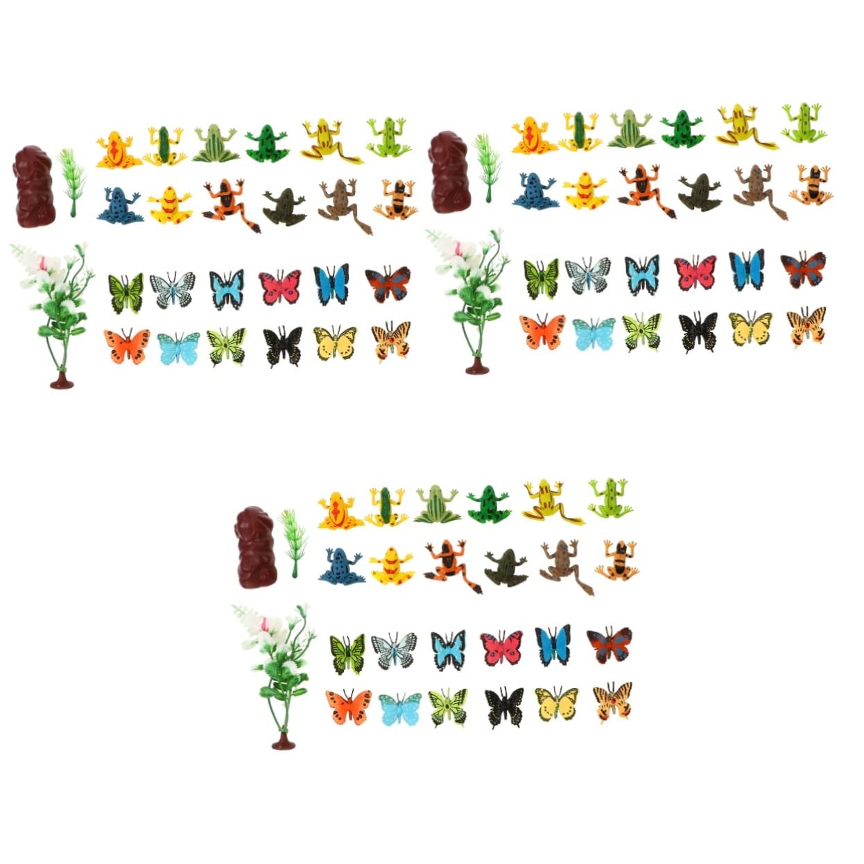 72 Pcs Mini Animal Figurines Set - Realistic Plastic Animal Models for Fairy Garden, Desk Decor, Kids Playset & Educational Toys - Perfect for Home Decor, Party Favors, School Projects & Sensory Play