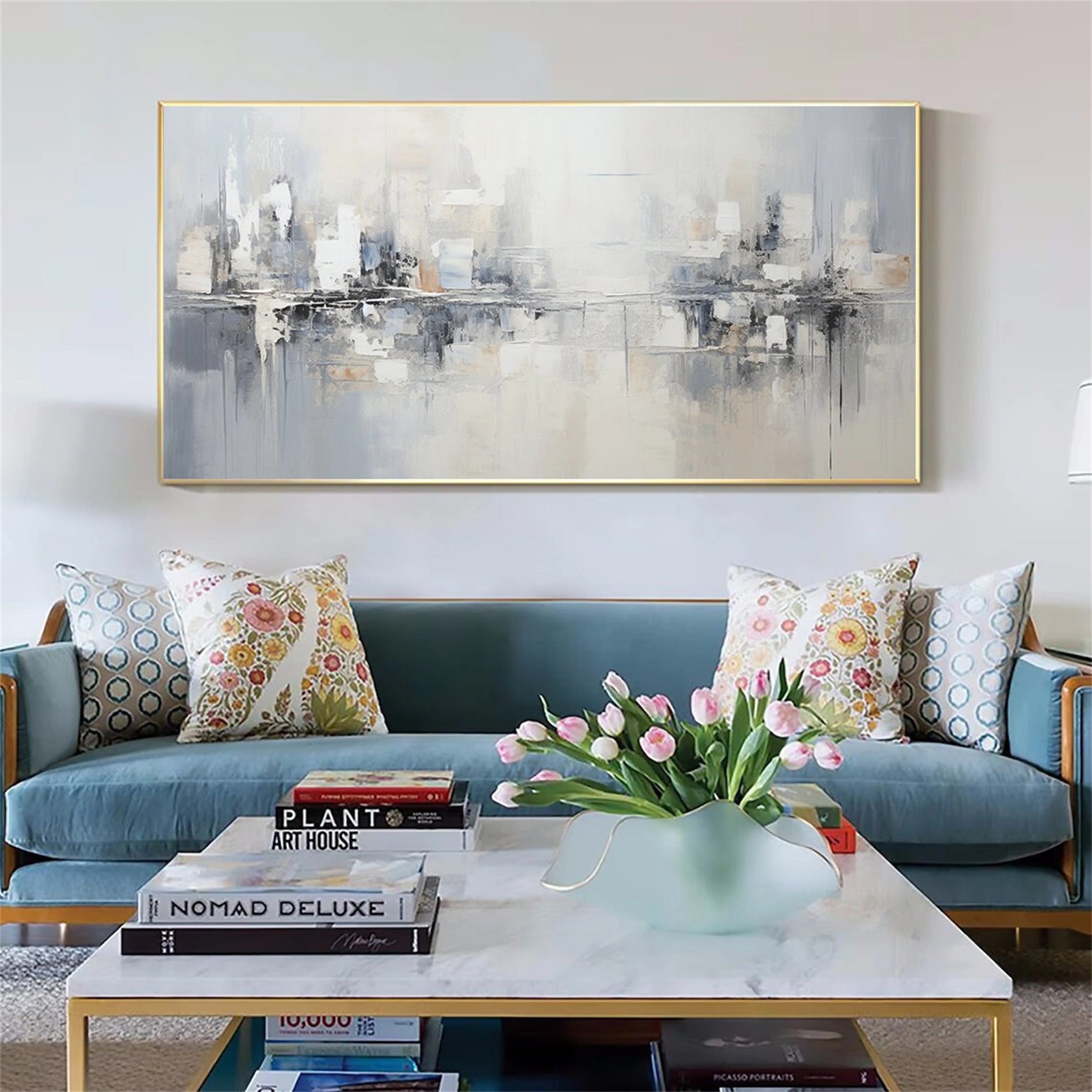 Urban Landscape Painting #UL 023 - Modern Wall Art for Home & Office Decor - Perfect for Living Room, Bedroom or Workspace