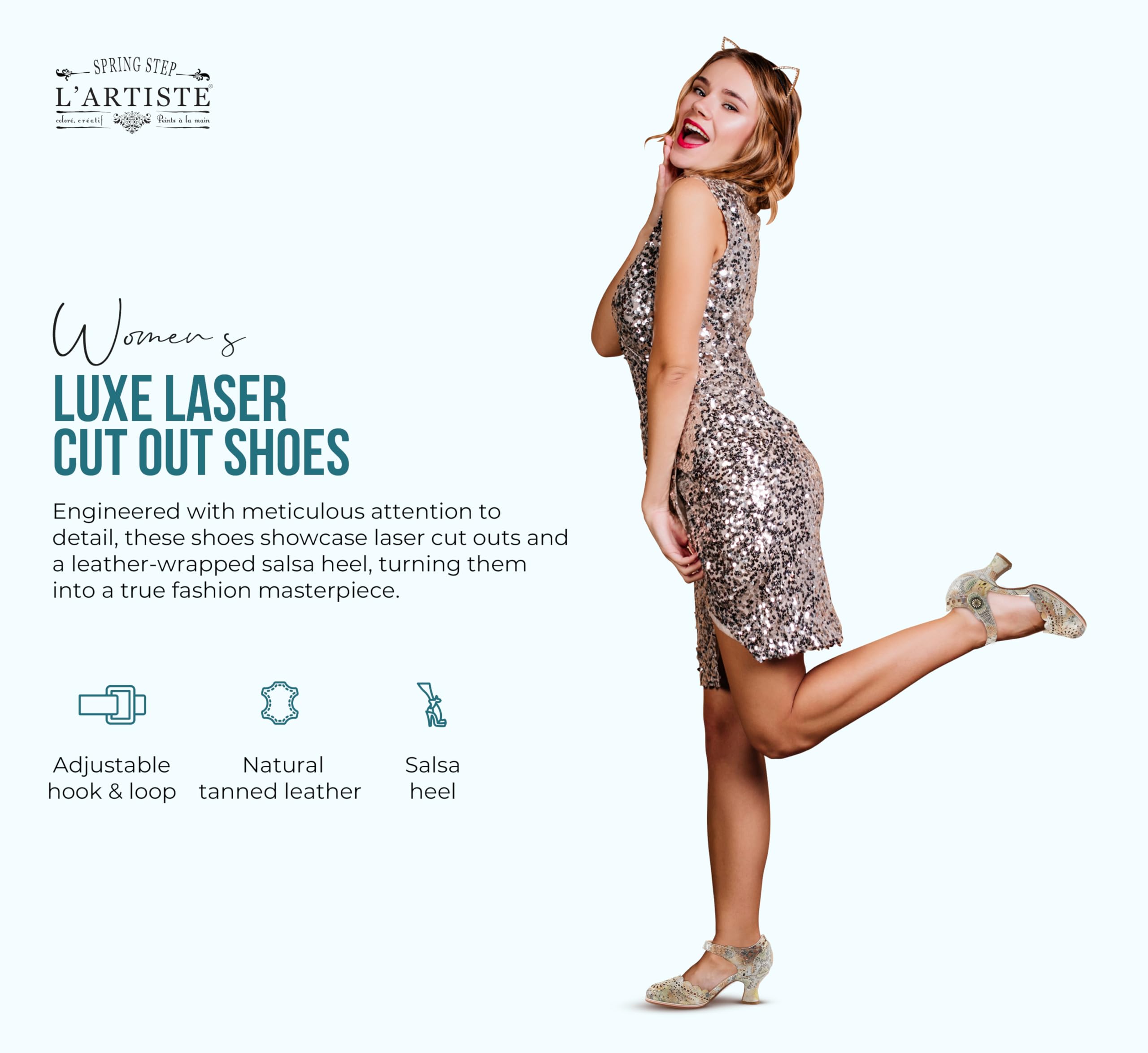 Spring Step L'Artiste Women's Luxe Pump - Comfortable Dress Shoes for Work, Wedding & Special Occasions | Elegant High Heels for Women | Fashionable Office & Evening Wear