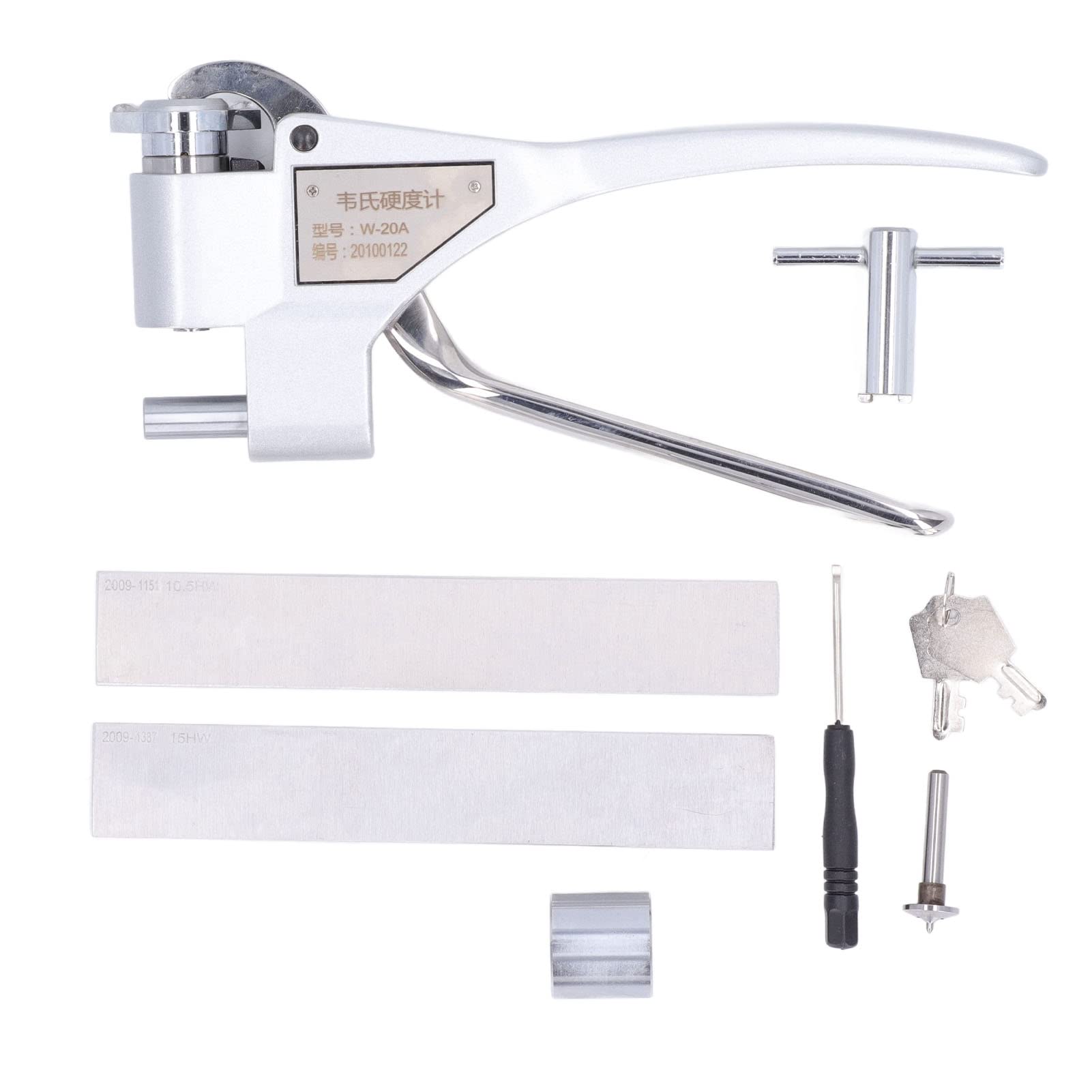 Portable Clamp Durometer - Easy-to-Read Hardness Gauge with Independent Dial for Pipe Testing | Perfect for Industrial Quality Control & Material Inspection