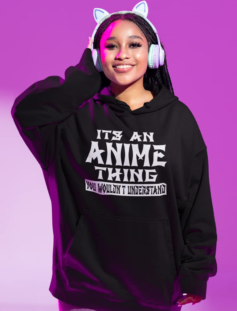 Anime Hoodie for Women & Teen Girls - Manga Graphic Pullover Sweatshirt | Cute Kawaii Fashion for Cosplay, Casual Wear & Gifts