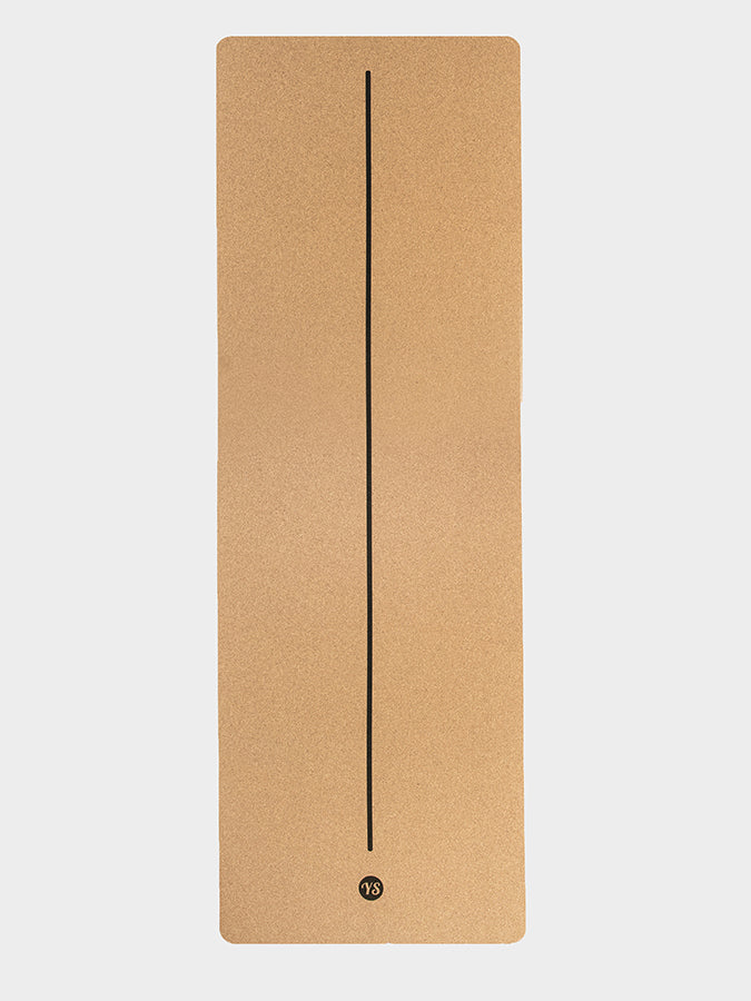 Premium 4mm Cork Yoga Mat for Alignment & Grip - Non-Slip Eco-Friendly Exercise Mat for Hot Yoga, Pilates & Home Workouts