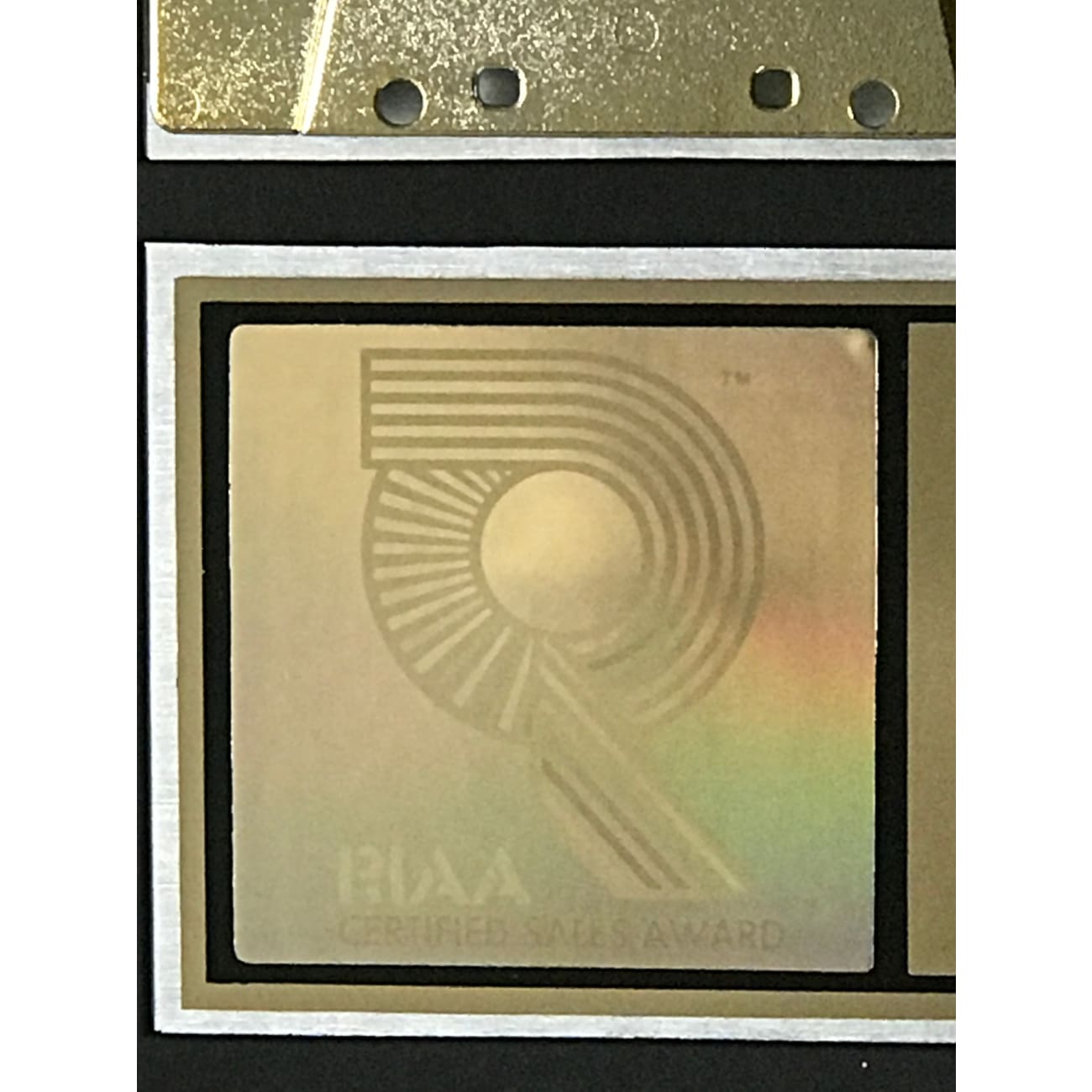 Harry Connick Jr. She RIAA Gold Album Award - Certified Music Collectible for Fans & Display - Perfect for Home Decor, Music Memorabilia Collections & Gift Giving