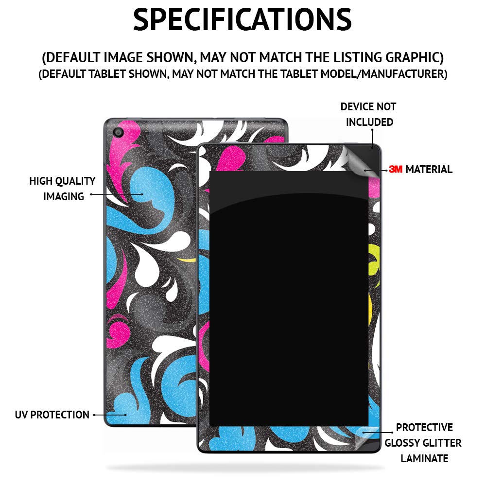MightySkins Glossy Glitter Skin for Microsoft Surface Duo - Protective Glitter Cover | Durable High-Gloss Finish | Easy to Apply & Remove | Made in USA | Perfect for Office, Travel & Daily Use