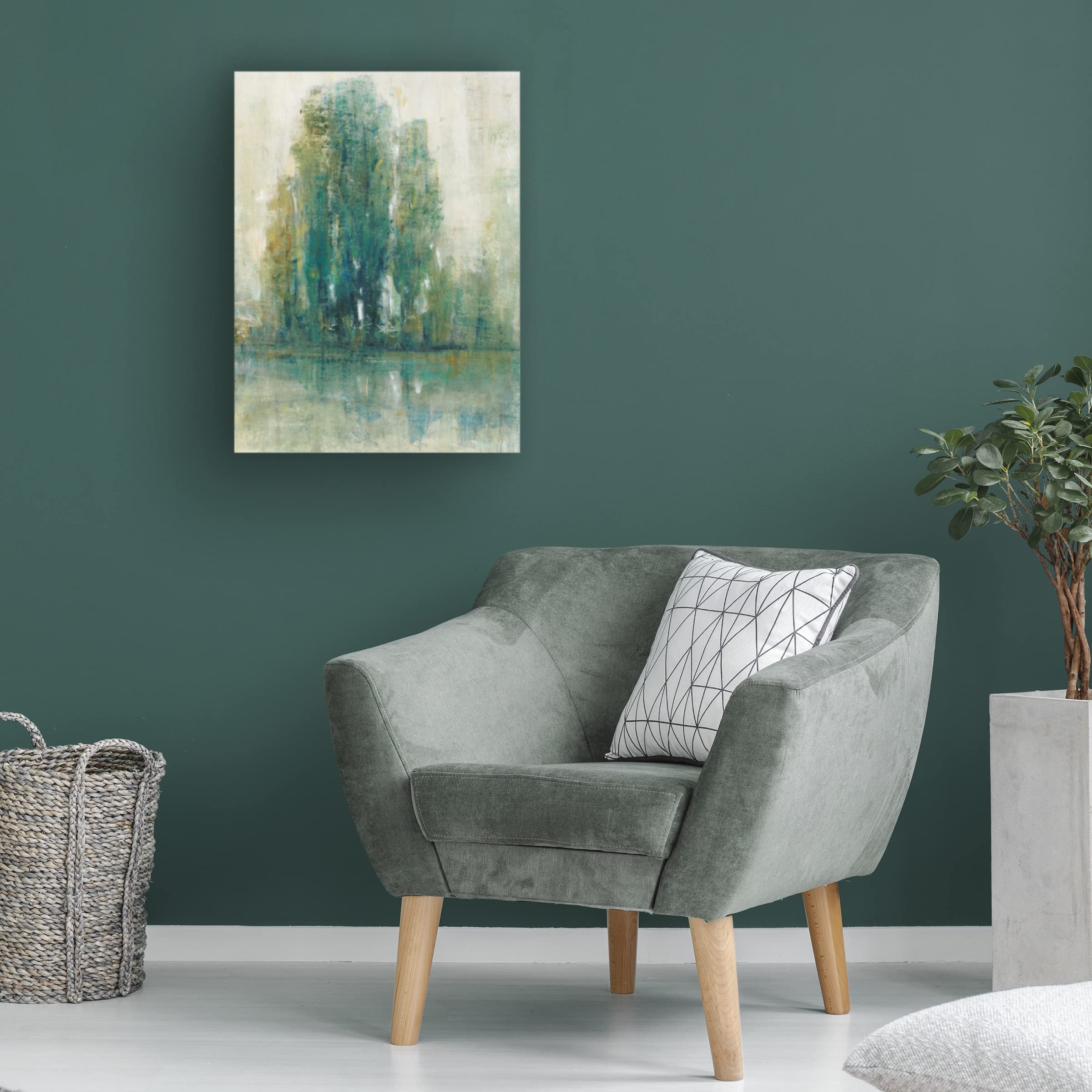 Trademark Fine Art 'Spring Landscape I' Canvas Wall Art by Tim O'Toole - Perfect for Living Room, Bedroom & Office Decor