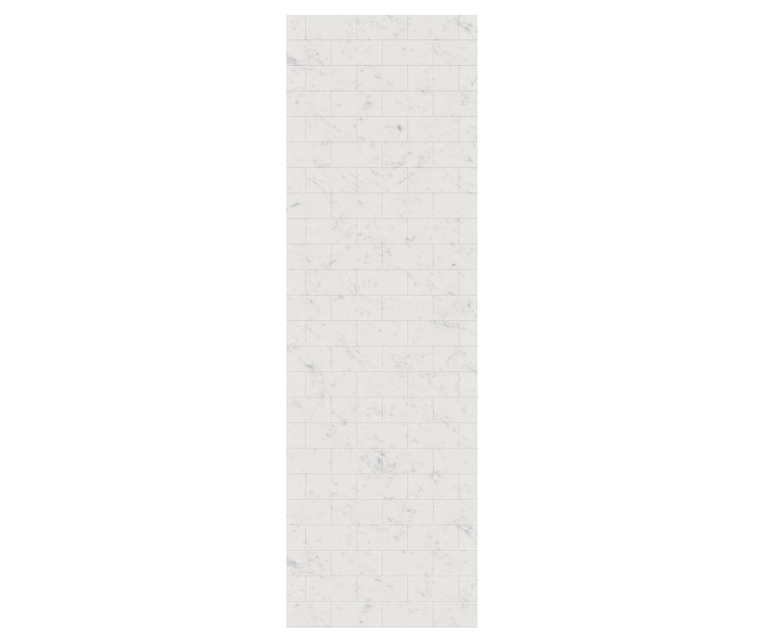 32 x 96 Swanstone Metro Subway Tile Glue-Up Bathtub and Shower Single Wall Panel - Waterproof Bathroom Wall Panel for Easy DIY Installation, Perfect for Bathroom Renovation and Shower Surrounds