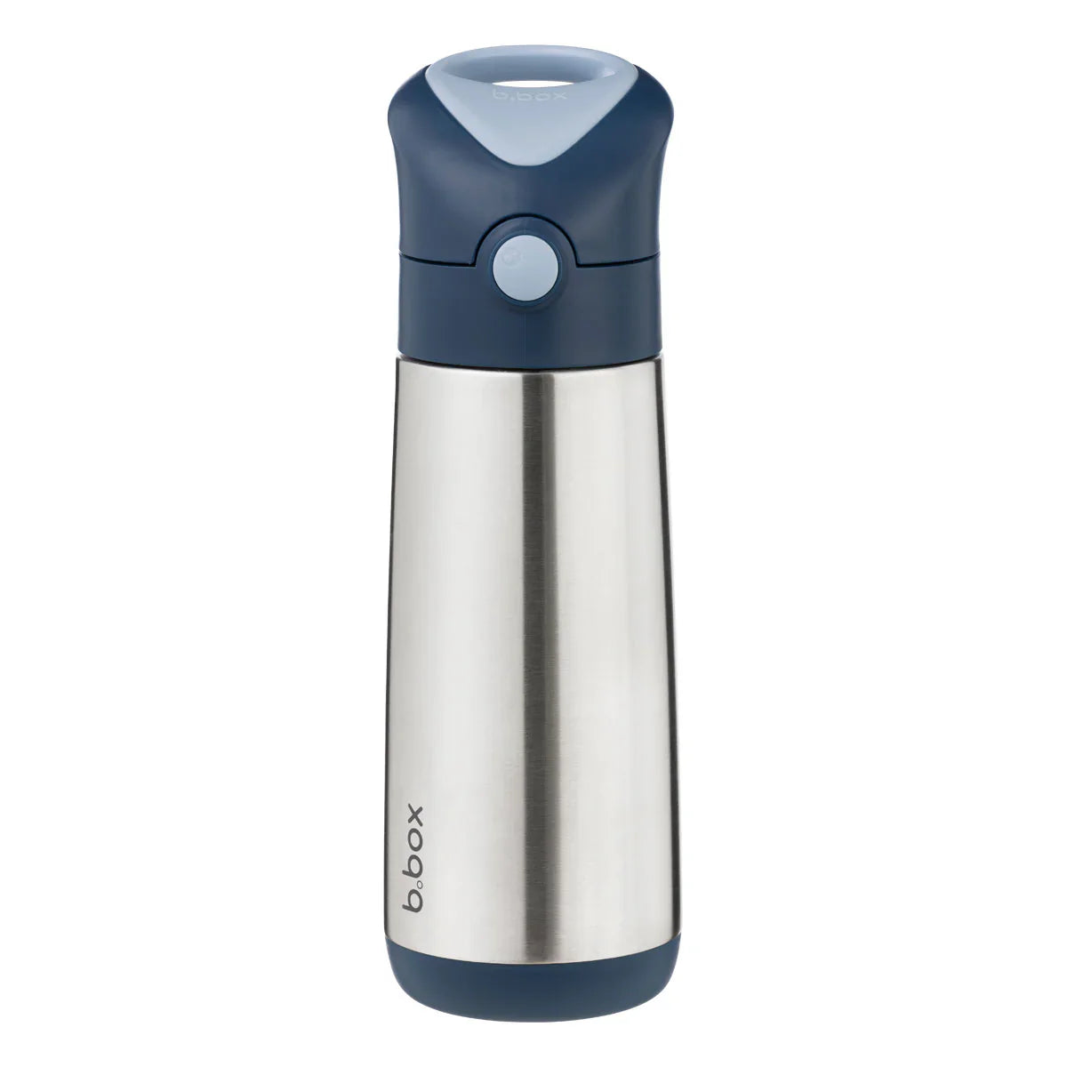b.box Insulated Stainless Steel Drink Bottle 500ml - Midnight Blue | Leakproof & BPA-Free | Perfect for School, Gym & Outdoor Activities