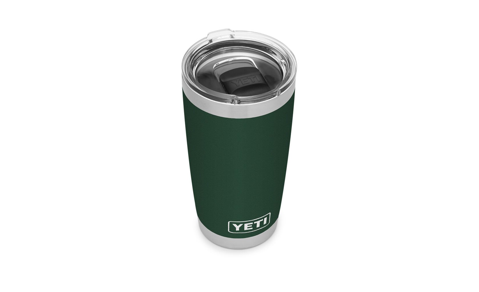 20 oz Rambler Vacuum Insulated Travel Mug - Northwoods Green - Keeps Drinks Hot/Cold for Hours - Perfect for Commuting, Camping & Outdoor Adventures