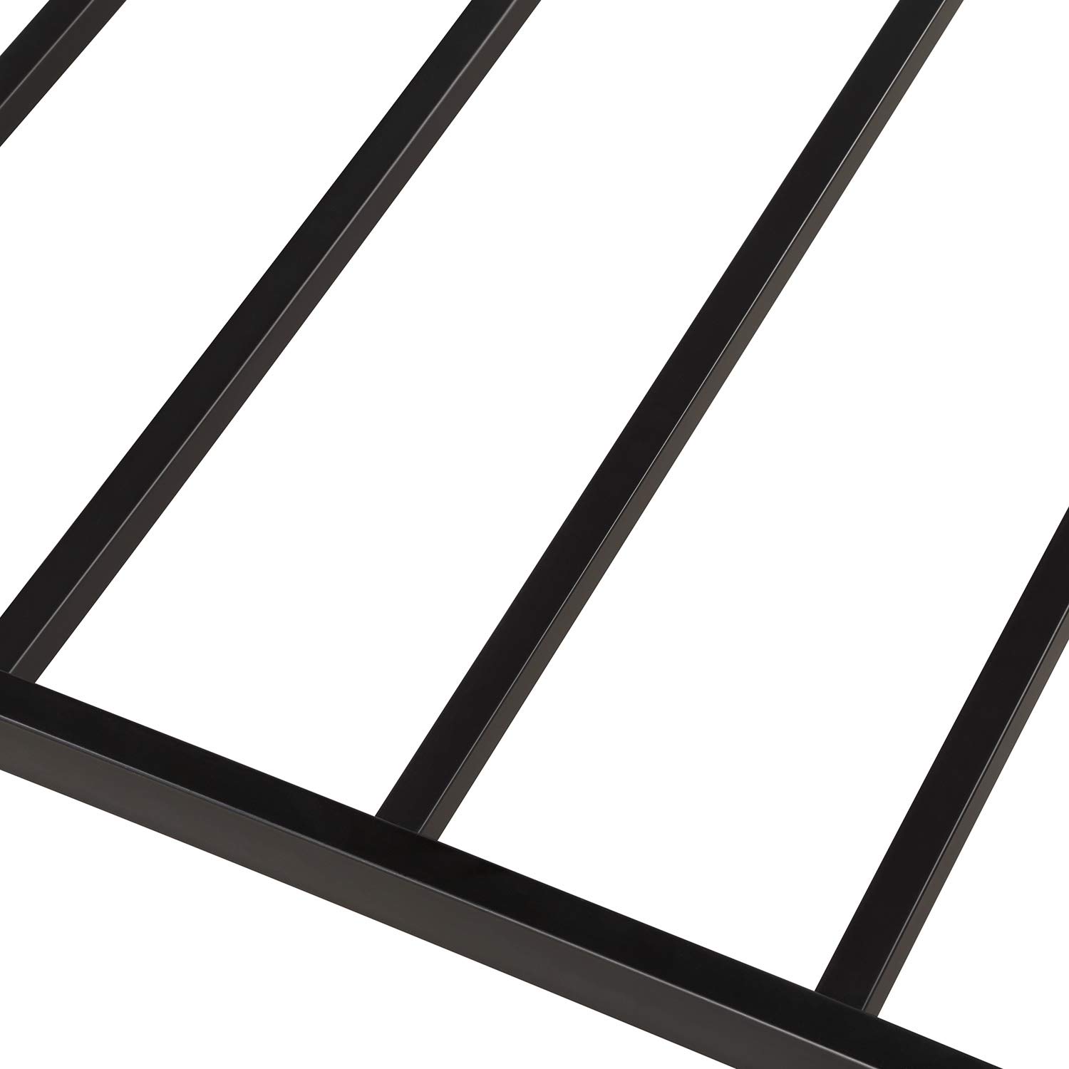 Knocbel Metal Twin Platform Bed Frame with Trundle, Headboard & Footboard - 77