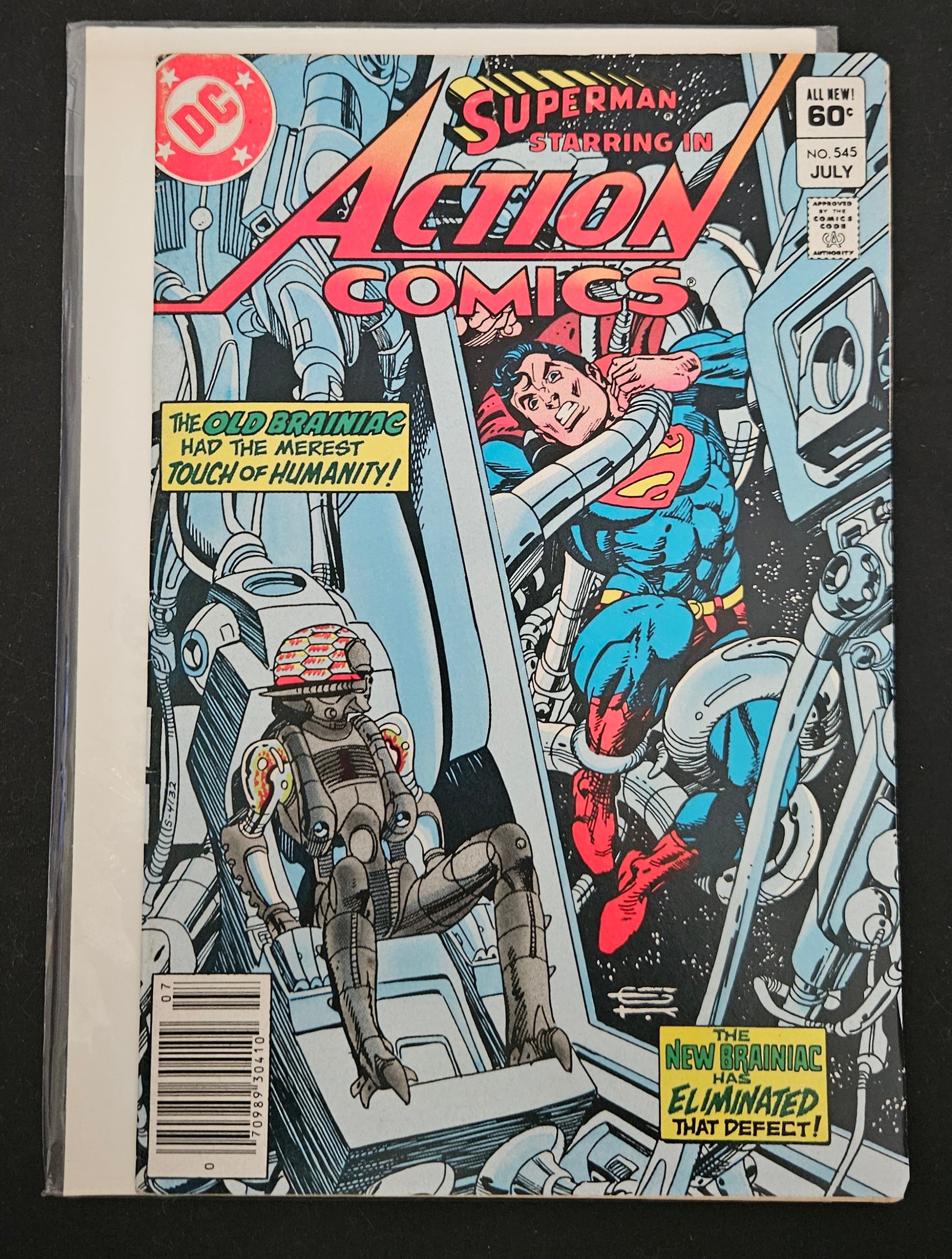 Action Comics #545: The Secret of the Superman! | DC Comics 1984 Issue | Collectible Vintage Comic Book | Perfect for DC Fans & Comic Collectors