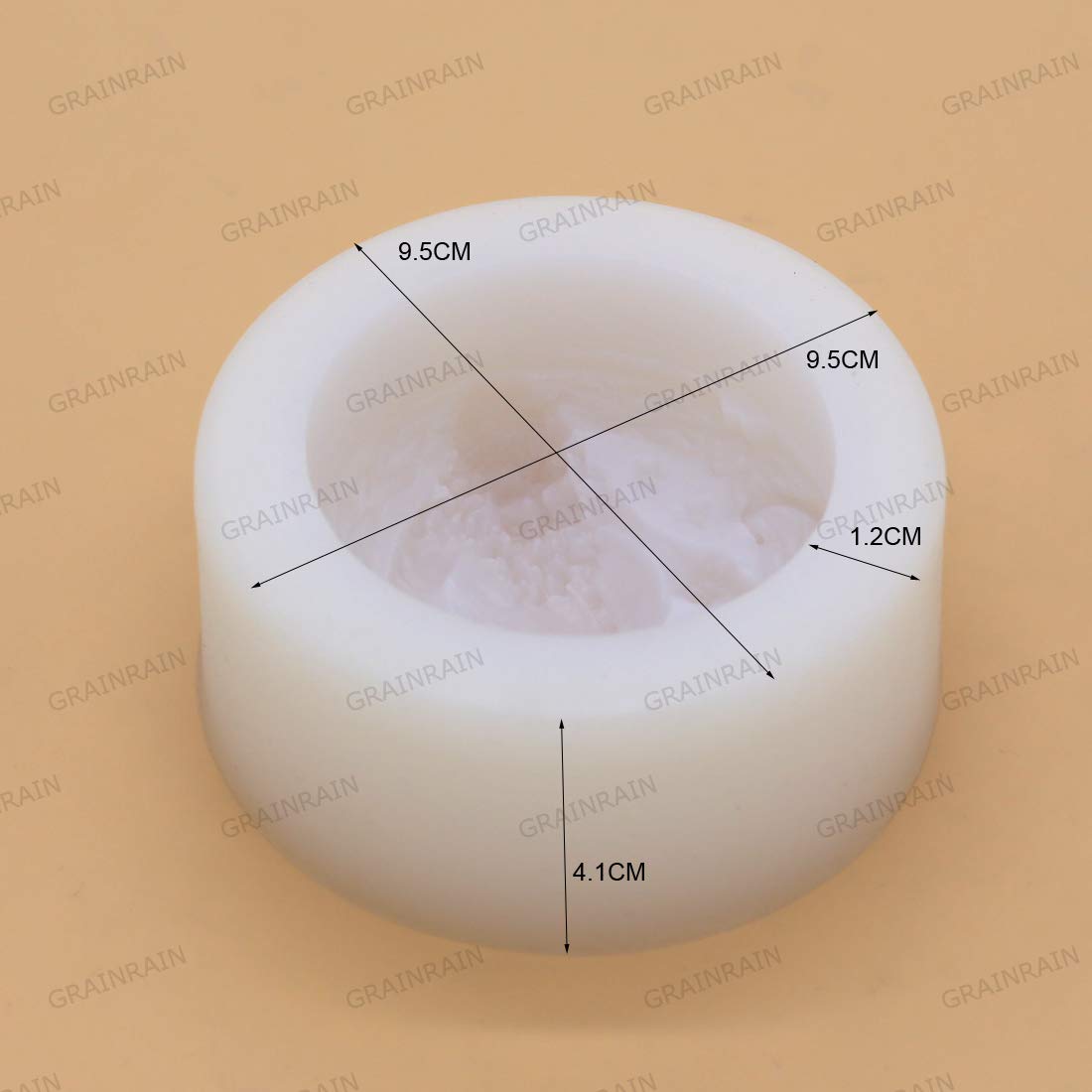 Premium Silicone Soap Molds for DIY Soap Making - Christmas Santa Claus Resin Mold (12130) - Perfect for Handmade Gifts, Holiday Crafts & Bath Bomb Molds