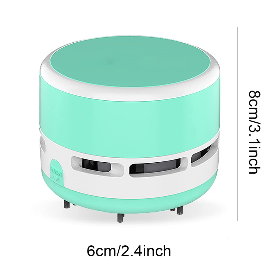 Rolin Roly Mini Cordless Desktop Vacuum Cleaner - Portable Handheld Dust Sweeper for Keyboard, Crumbs & Small Debris | Perfect for Home, School, Office & Computer Cleaning