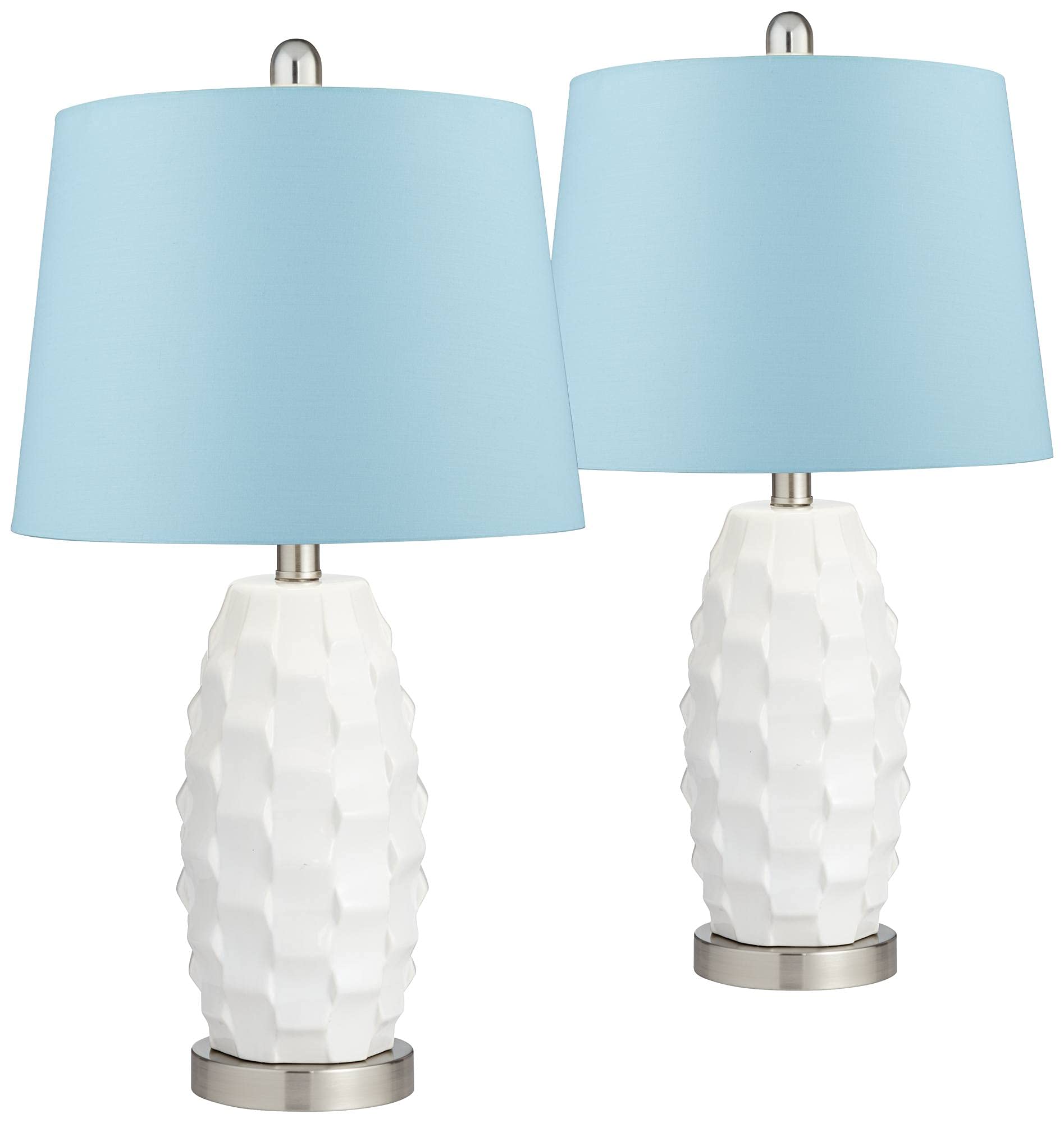 Modern Coastal Table Lamps Set of 2 - 24.5