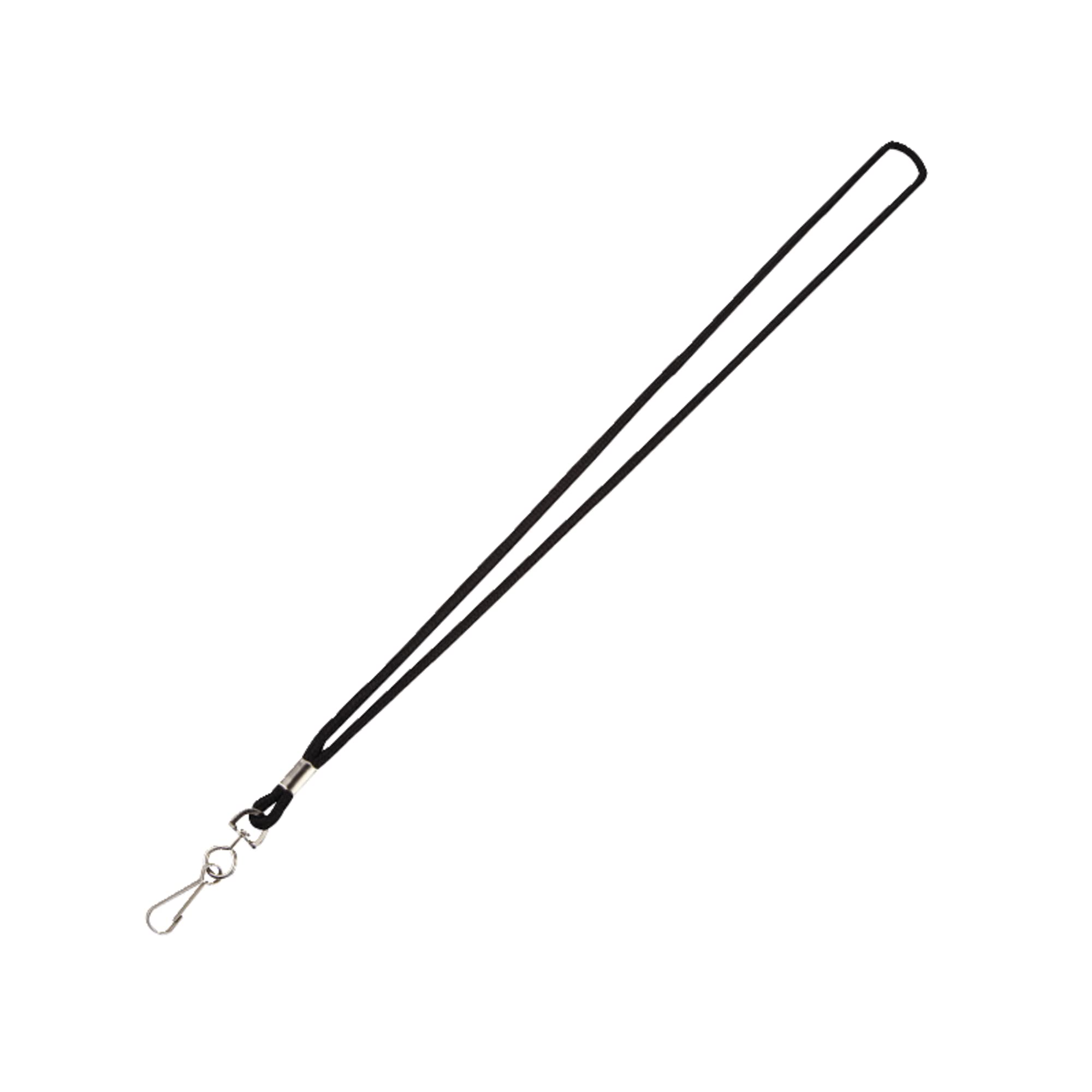 Office Depot 10-Pack Black Lanyards for ID Badges & Keys