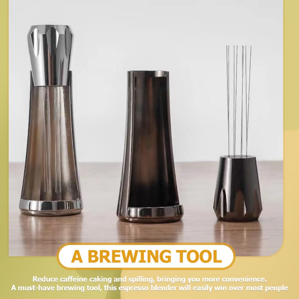 iplusmile Espresso Coffee Distributor & Tamper - Aluminum Alloy Needle WDT Tool for Barista, Perfect for Espresso Machine Coffee Preparation & Home Brewing - Ideal for Coffee Shops, Cafes & Home Baristas