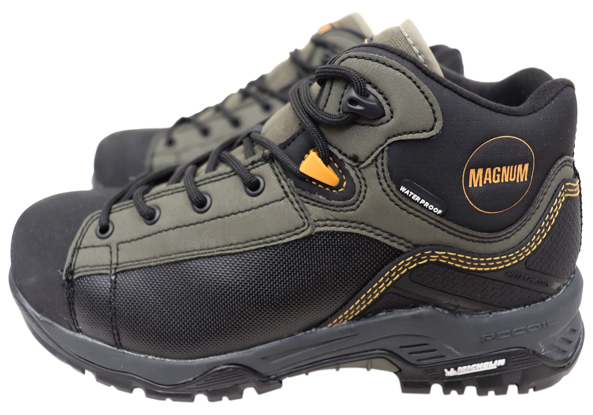 Magnum Men's Comfortable RX Mid Composite Toe Safety Work Boots - OSHA Approved for Construction, Warehouse & Industrial Work